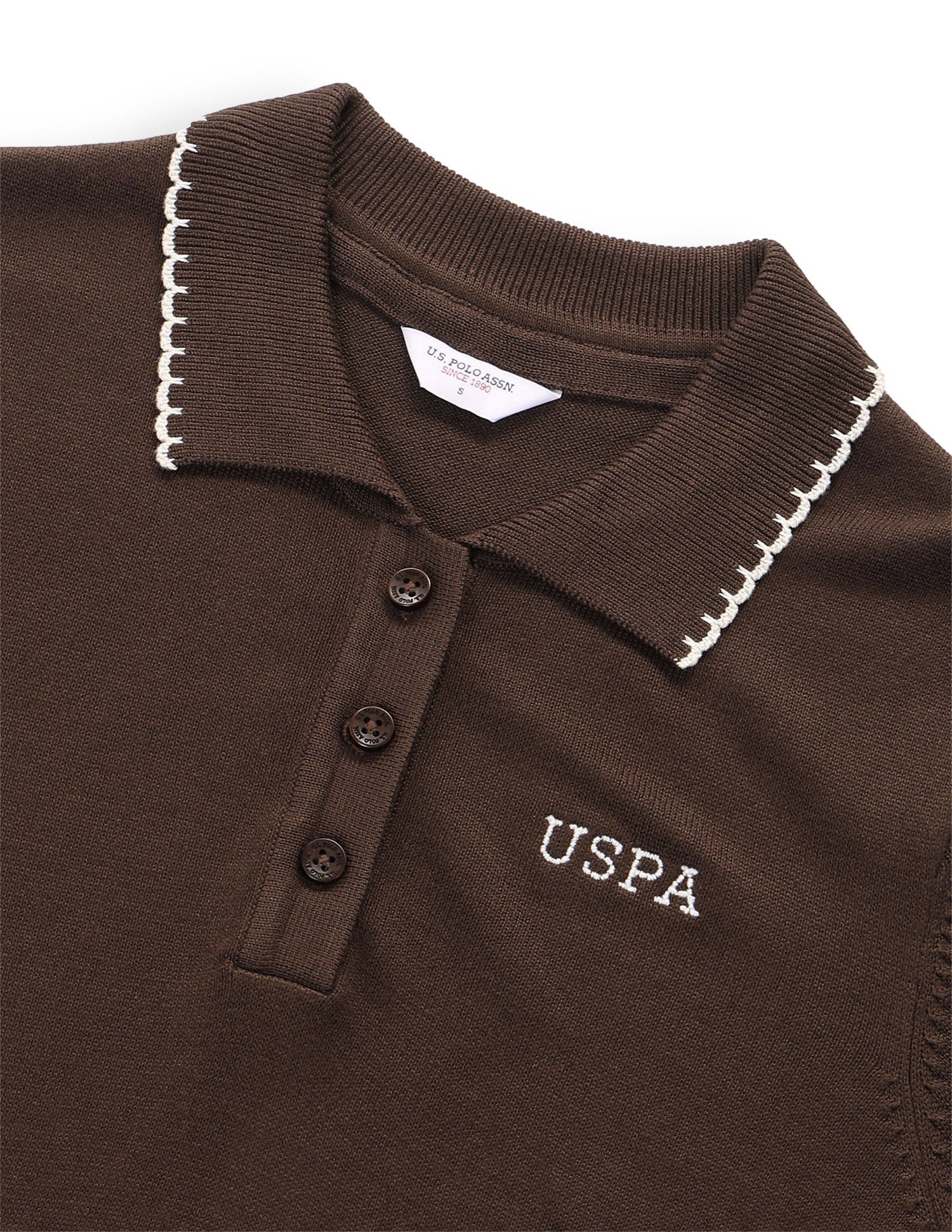 Solid Relaxed Fit Top Dark Brown - U.S. Polo Assn. India | Large