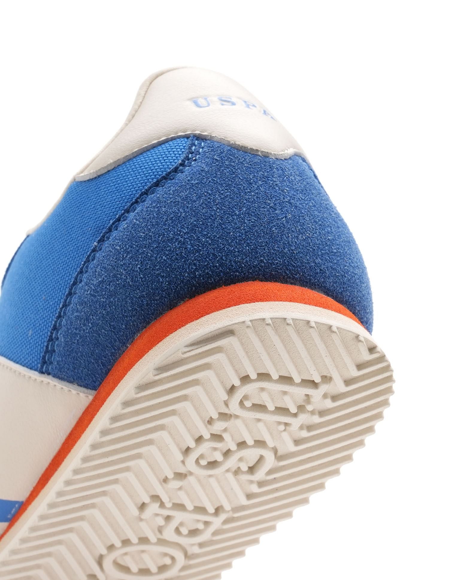 Men Vadler Suede Colourblocked Sneakers Blue - U.S. POLO ASSN. | Large