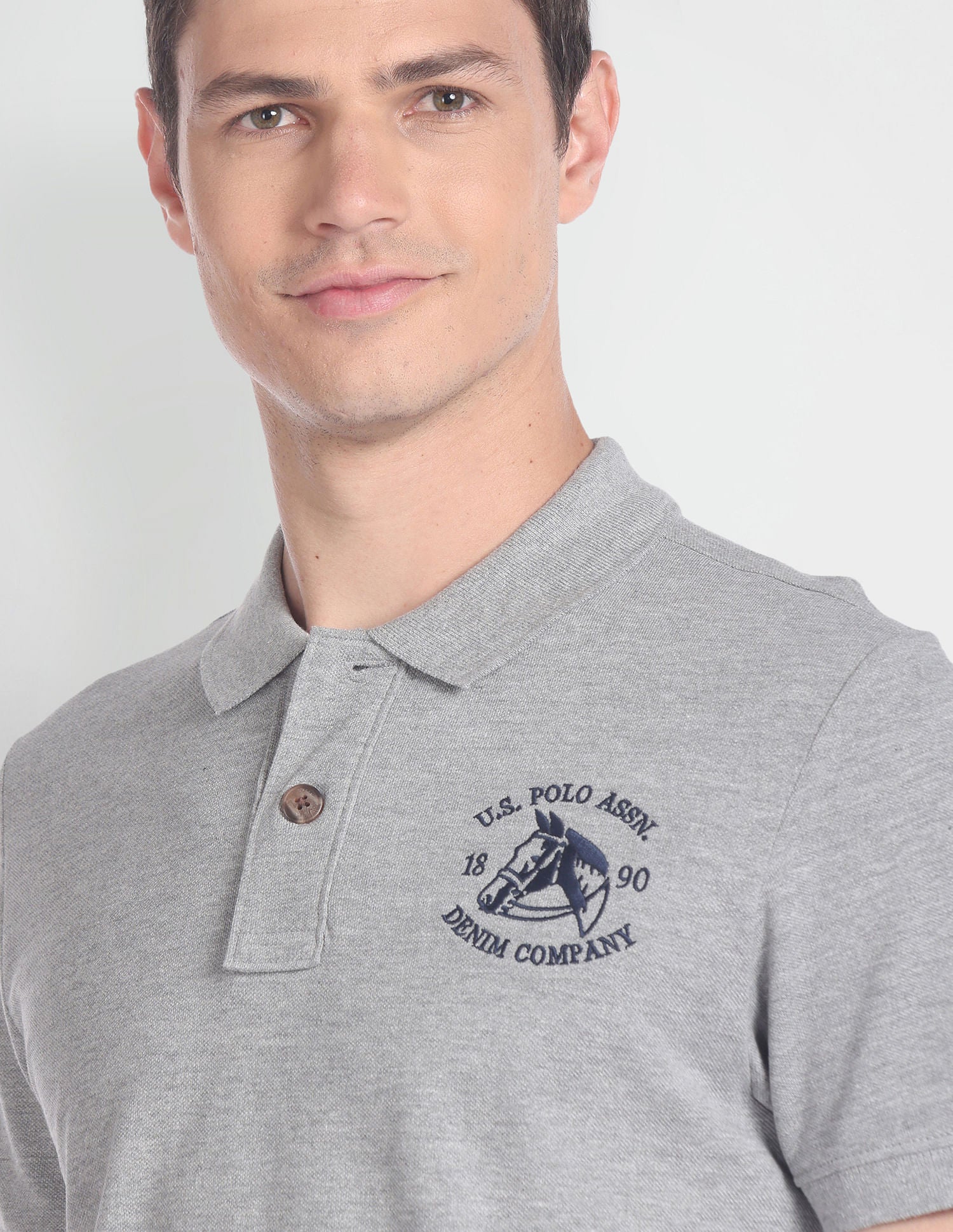 Solid Muscle Fit Polo Shirt U.S. Polo Assn. India