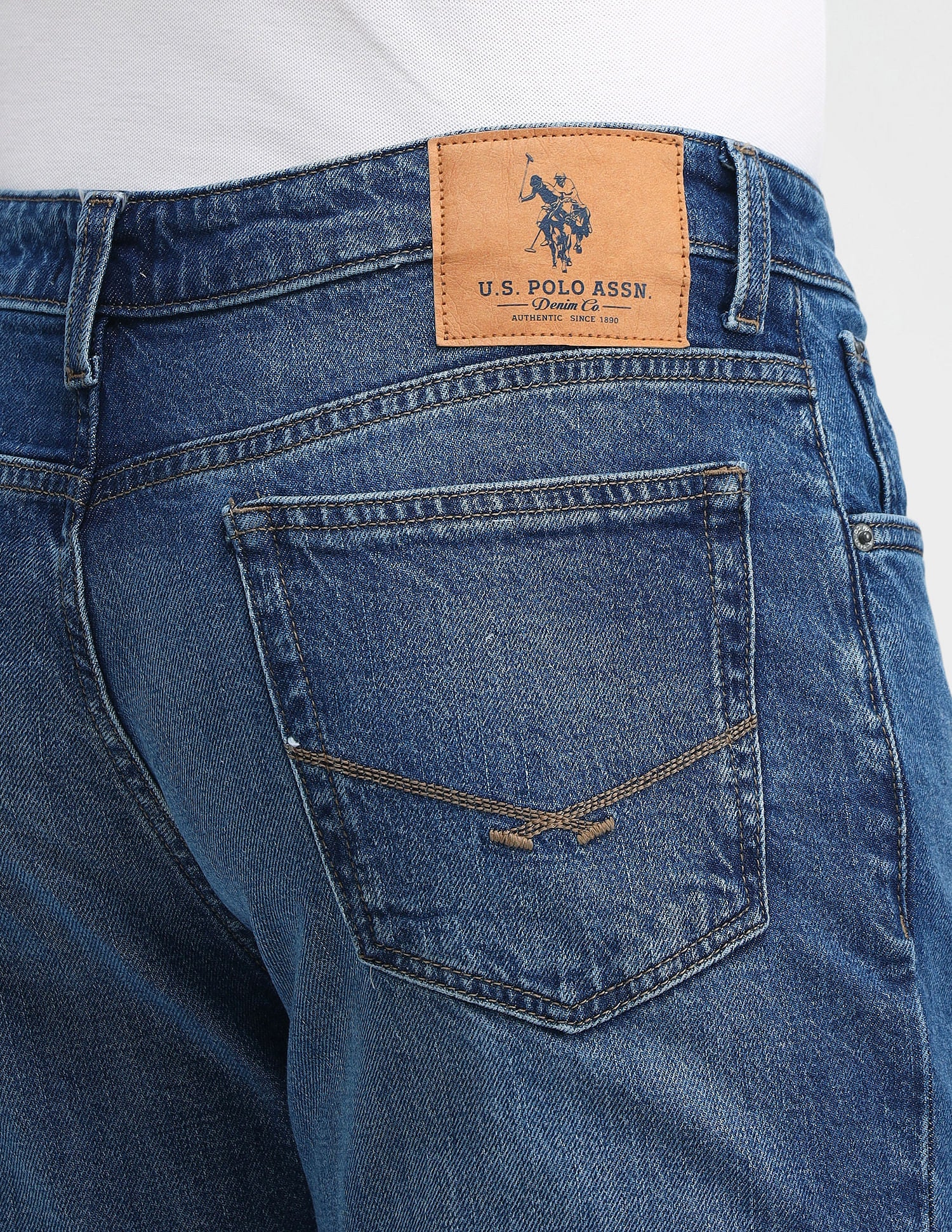 Connor Bootcut Blue Jeans Blue - U.S. POLO ASSN. | Large