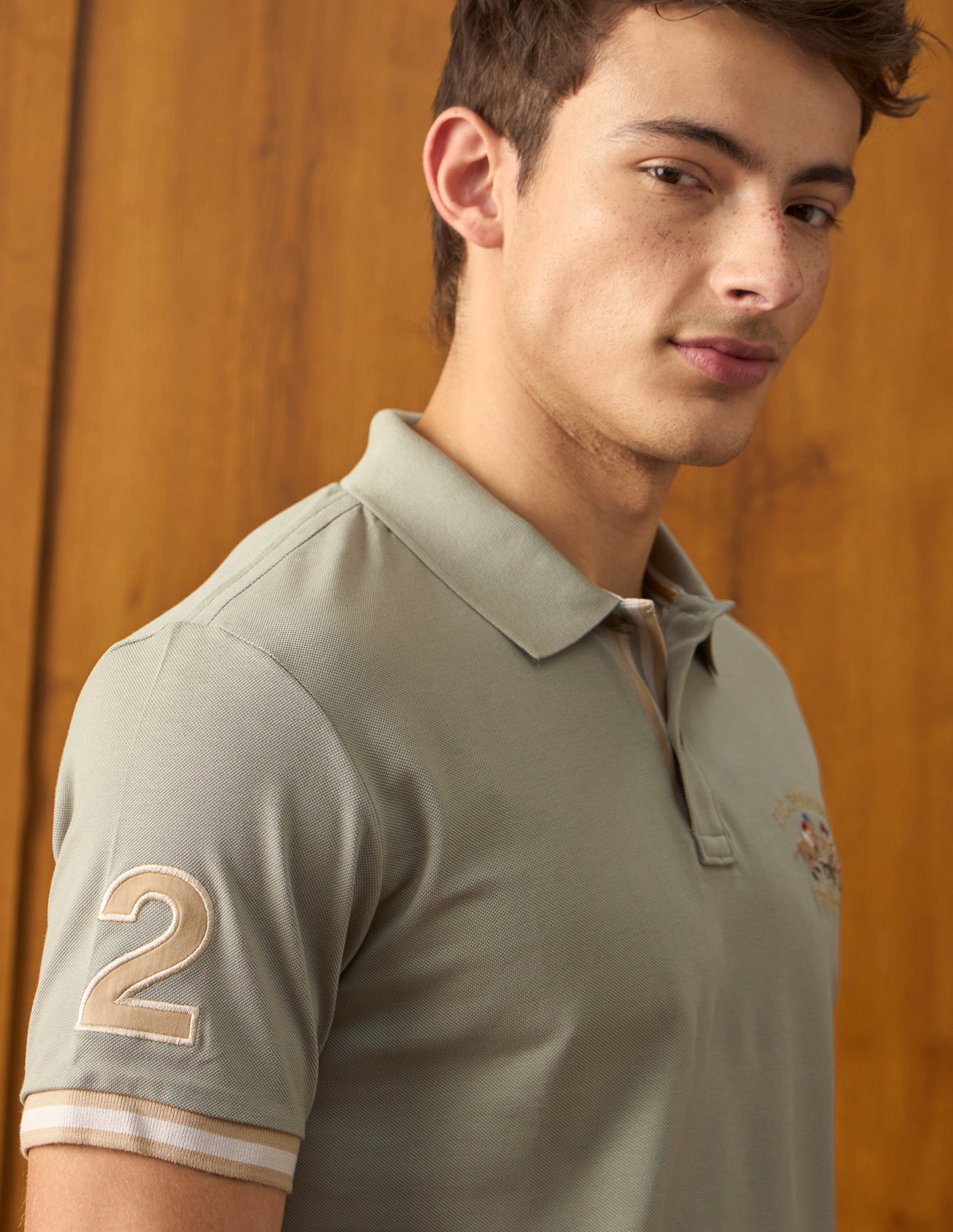Solid Slim Fit Polo Shirt Light Green - U.S. Polo Assn. India | Large