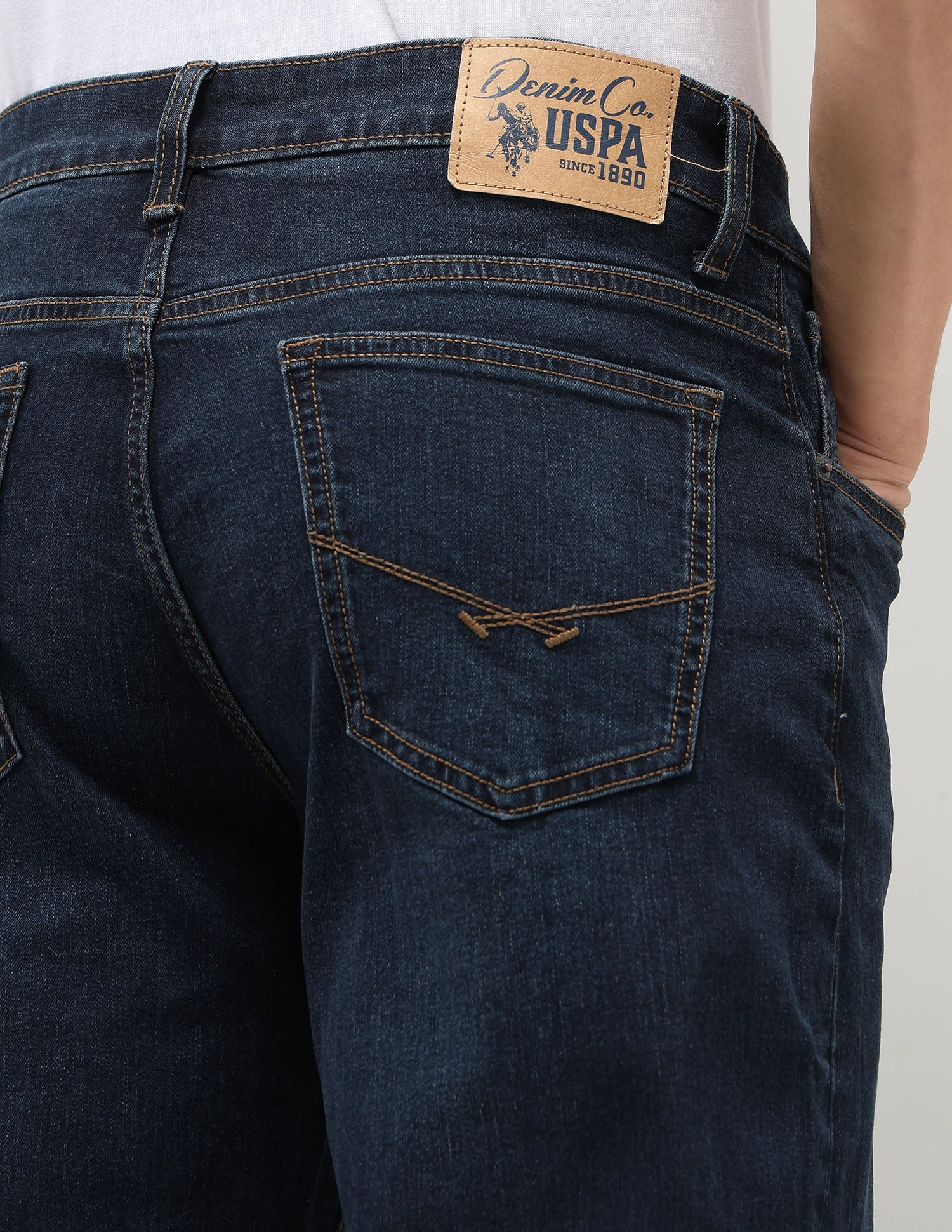 Shawn Relaxed Fit Blue Jeans Indigo - U.S. Polo Assn. India | Large