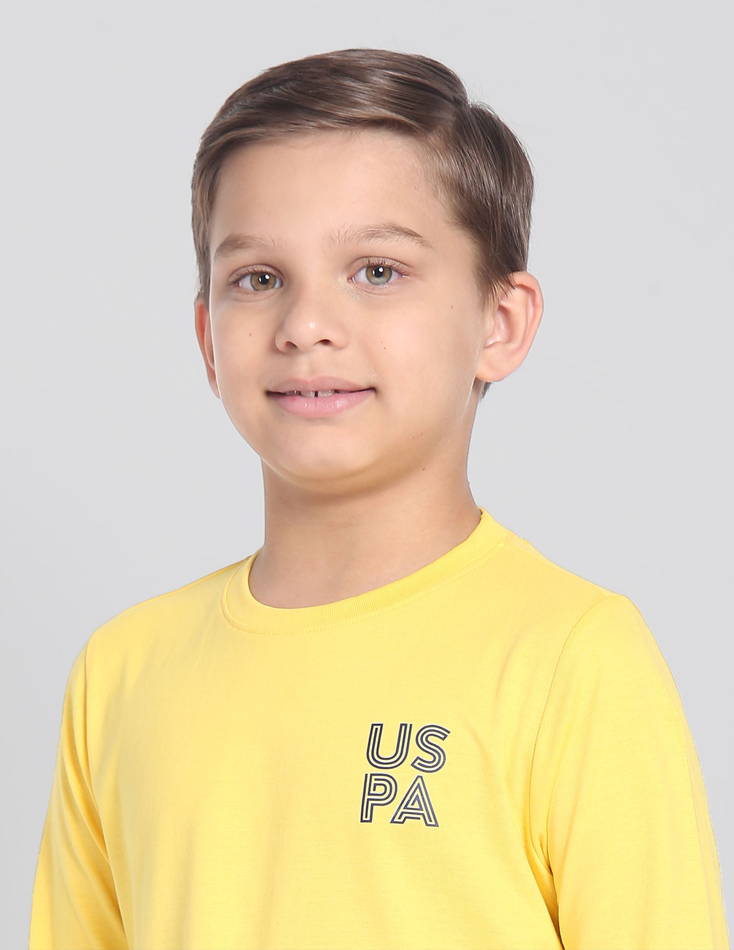 Cotton OKE02 Lounge T-Shirt - Pack Of 1 Yellow - U.S. POLO ASSN. | Large