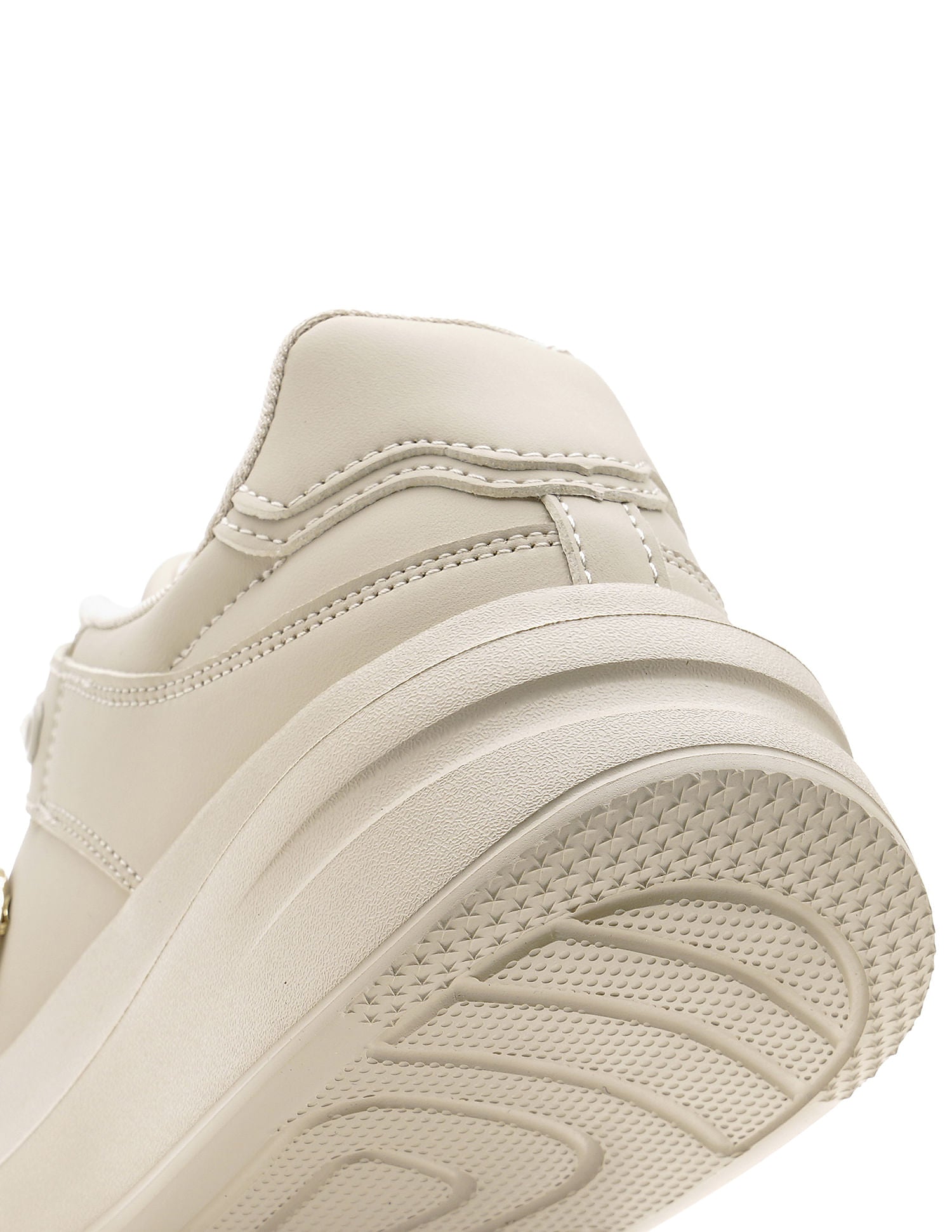 Textured Burna Metallic Logo Sneakers Nude - U.S. Polo Assn. India | Large