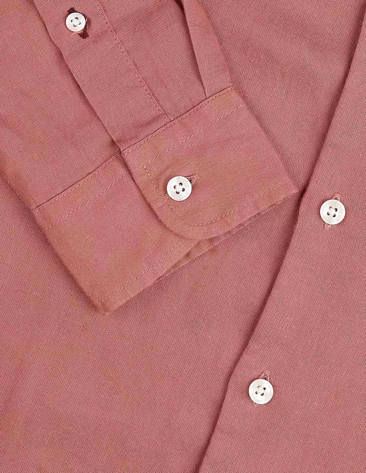 Mandarin Solid Regular Fit Shirt Rust - U.S. Polo Assn. India | Large