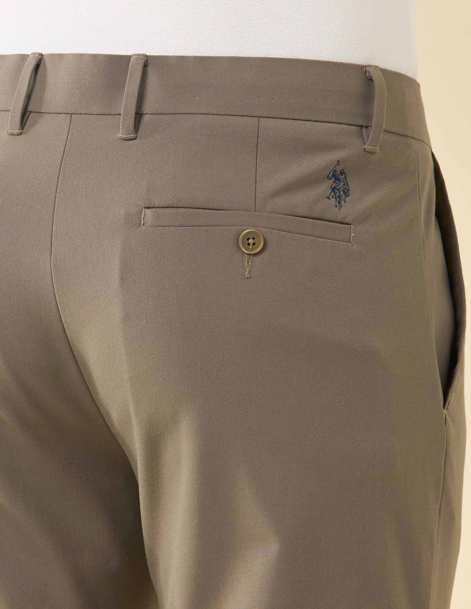Bi Stretch Austin Slim Fit Chinos Khaki - U.S. POLO ASSN. | Large