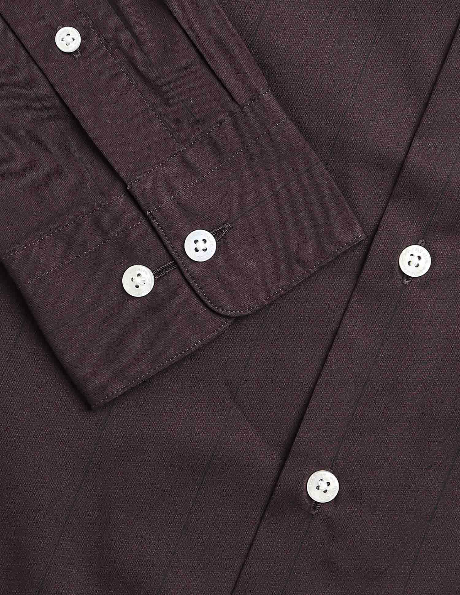 Twill Tailored Fit Shirt Wine - U.S. POLO ASSN. | Large