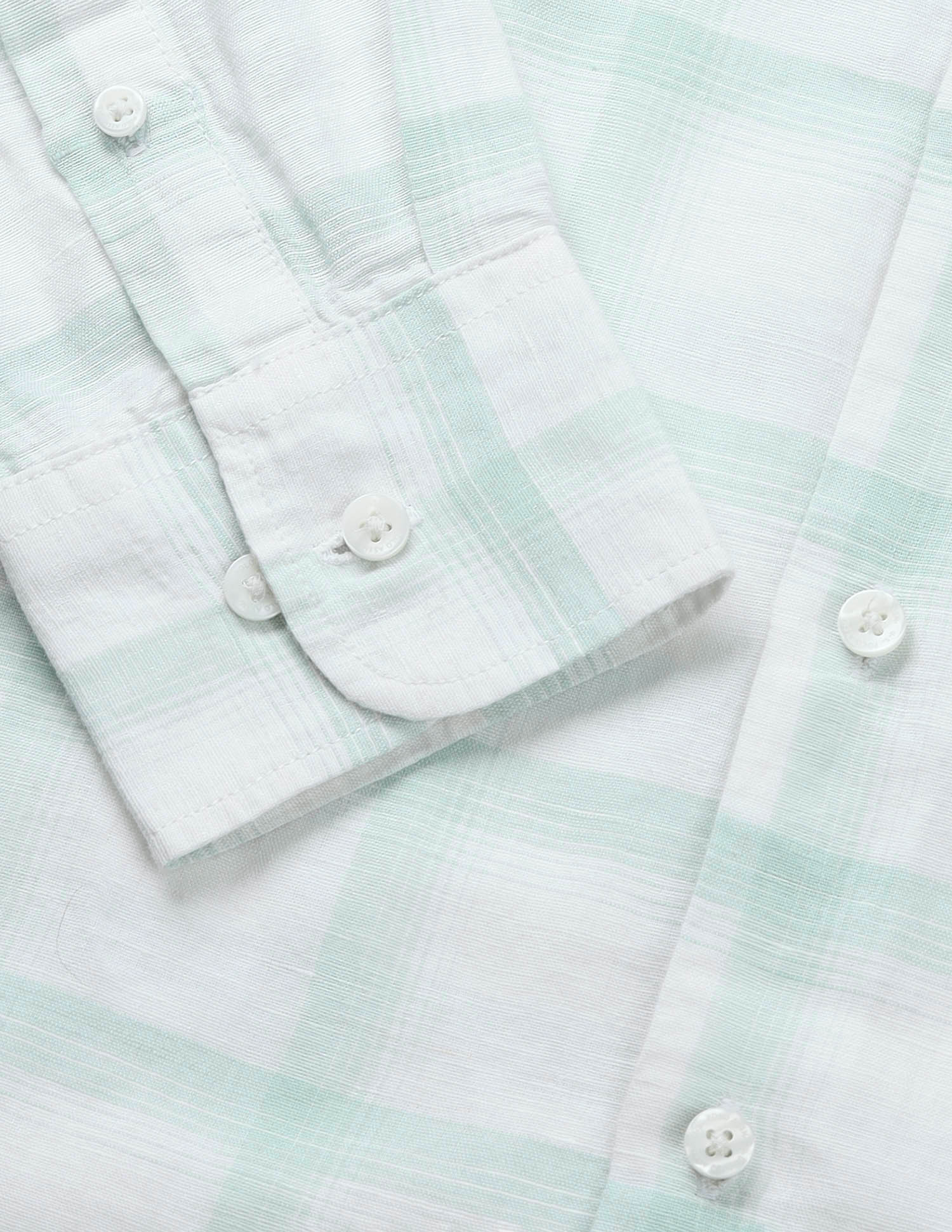 Tailored Fit Grid Tattersall Checked Shirt Light Green - U.S. Polo Assn. India | Large