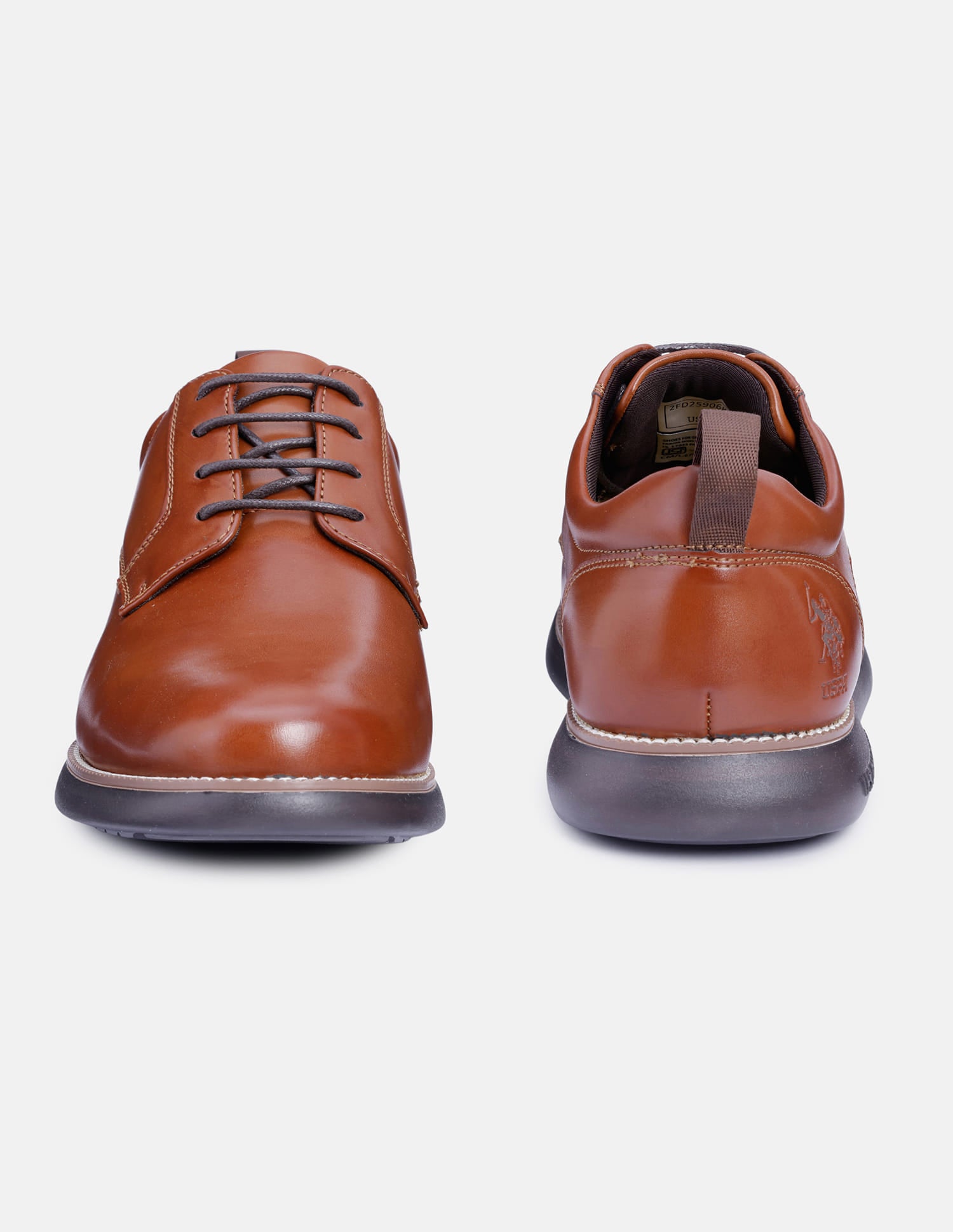 Lace Ups Nicolo 2.0 Smart Casual Shoe Tan - U.S. Polo Assn. India | Large