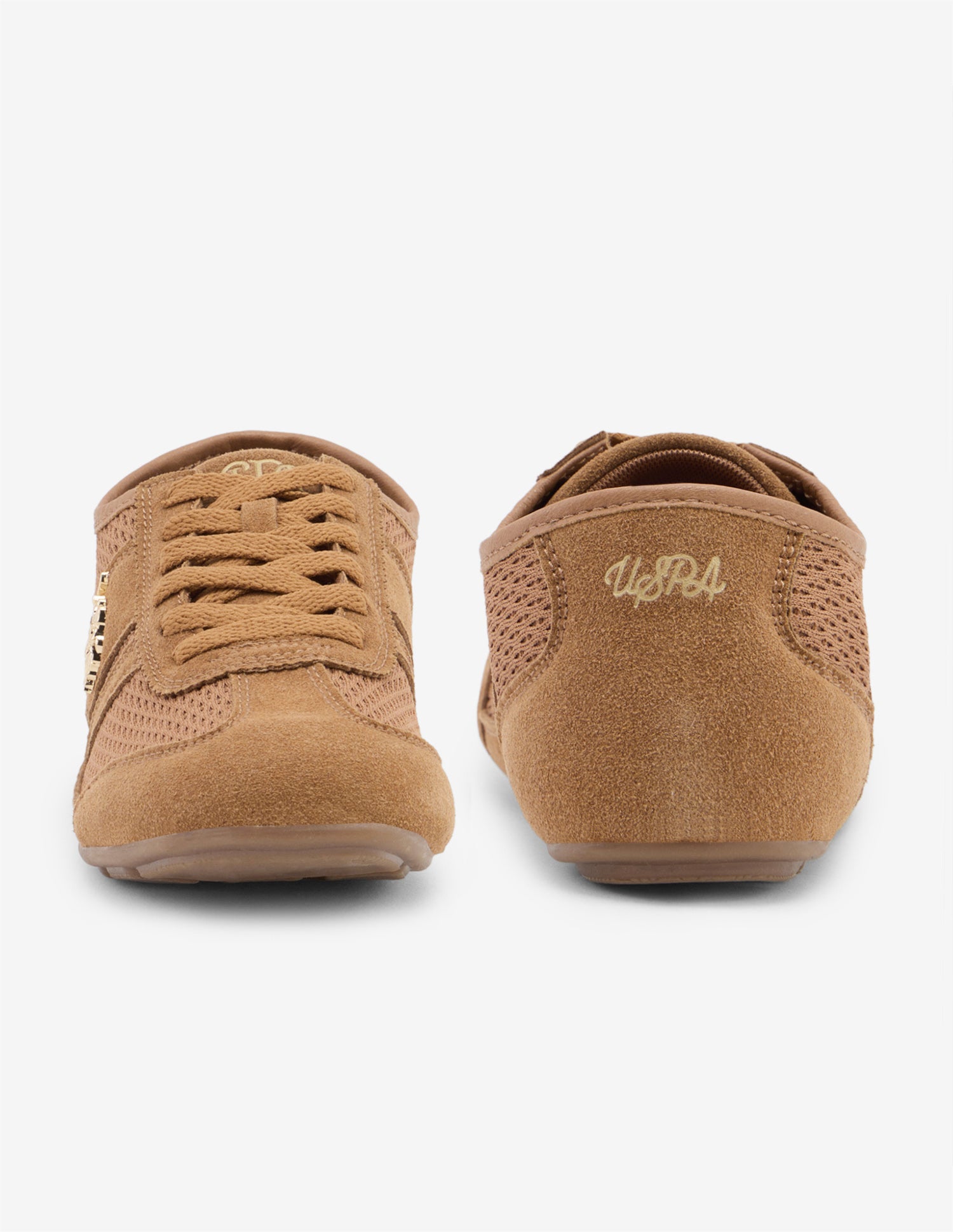Textured Liorane Suede Sneakers Tan - U.S. Polo Assn. India | Large