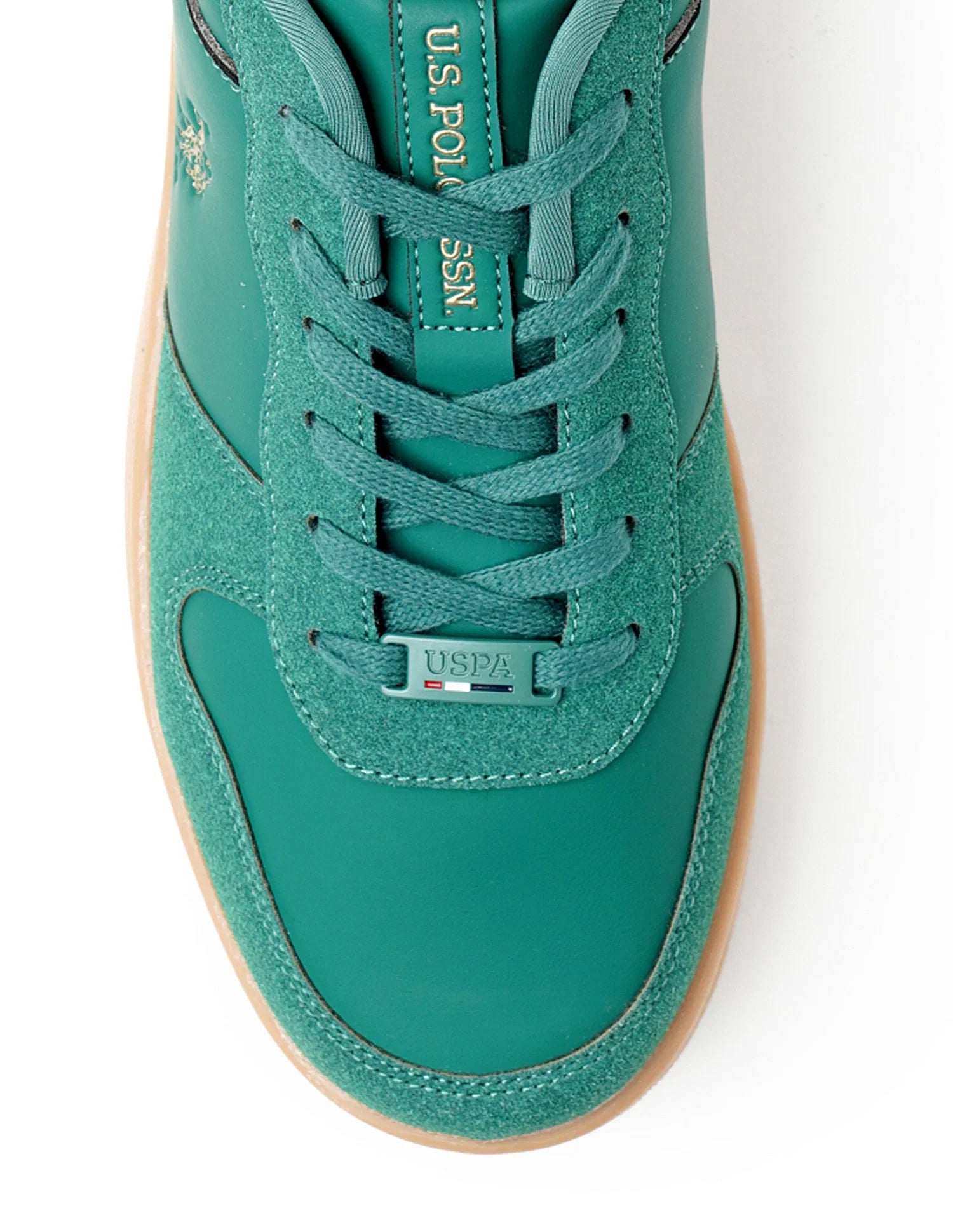 Men Jaxon 2.0 Dk. Green Retro Court Sneakers Green - U.S. POLO ASSN. | Large