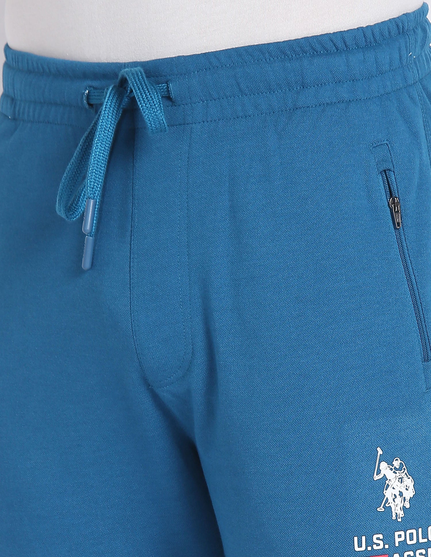 Solid LR006 Lounge Track Pants - Pack Of 1 Teal - U.S. POLO ASSN. | Large