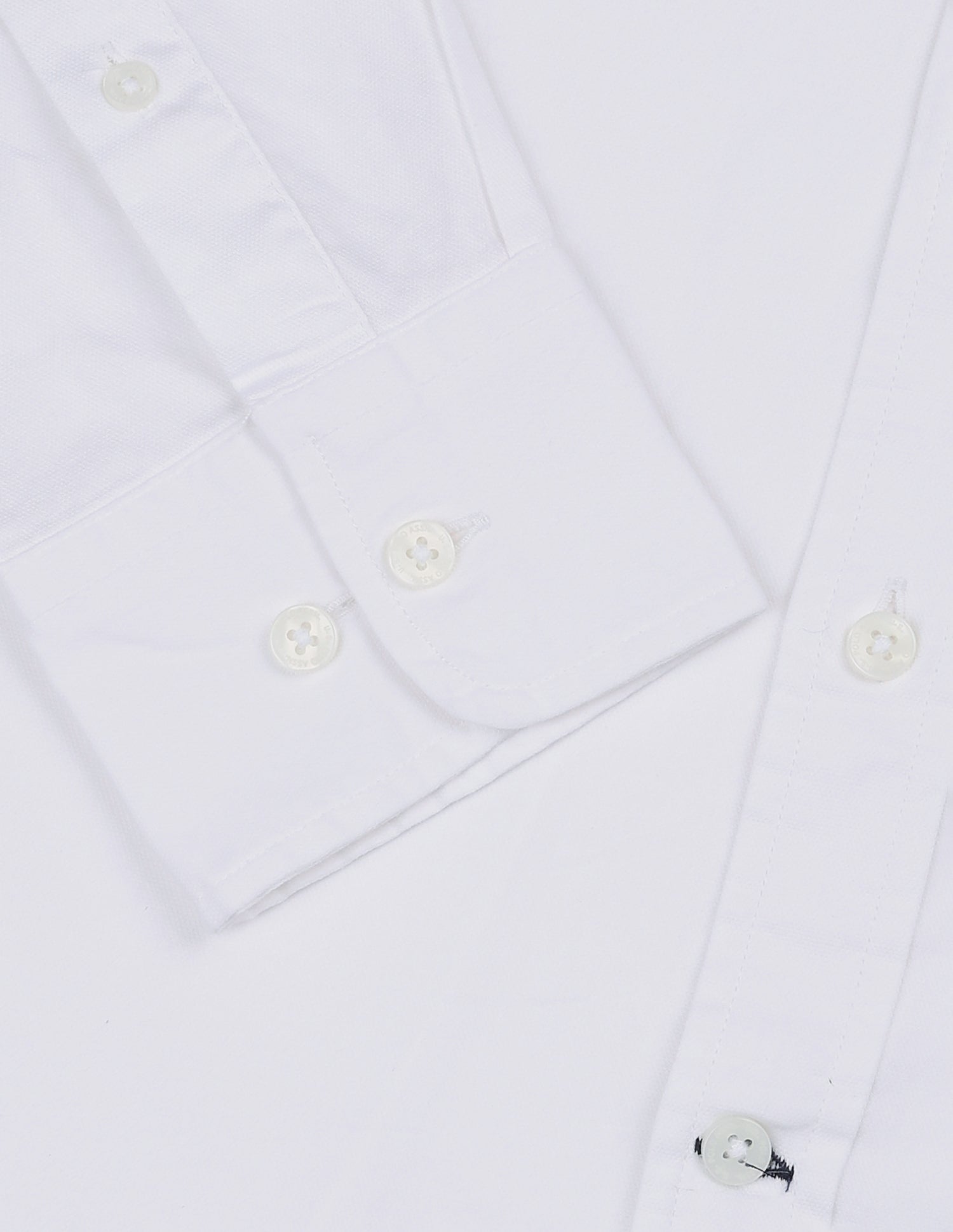 Solid Tailored Fit Shirt White - U.S. Polo Assn. India | Large