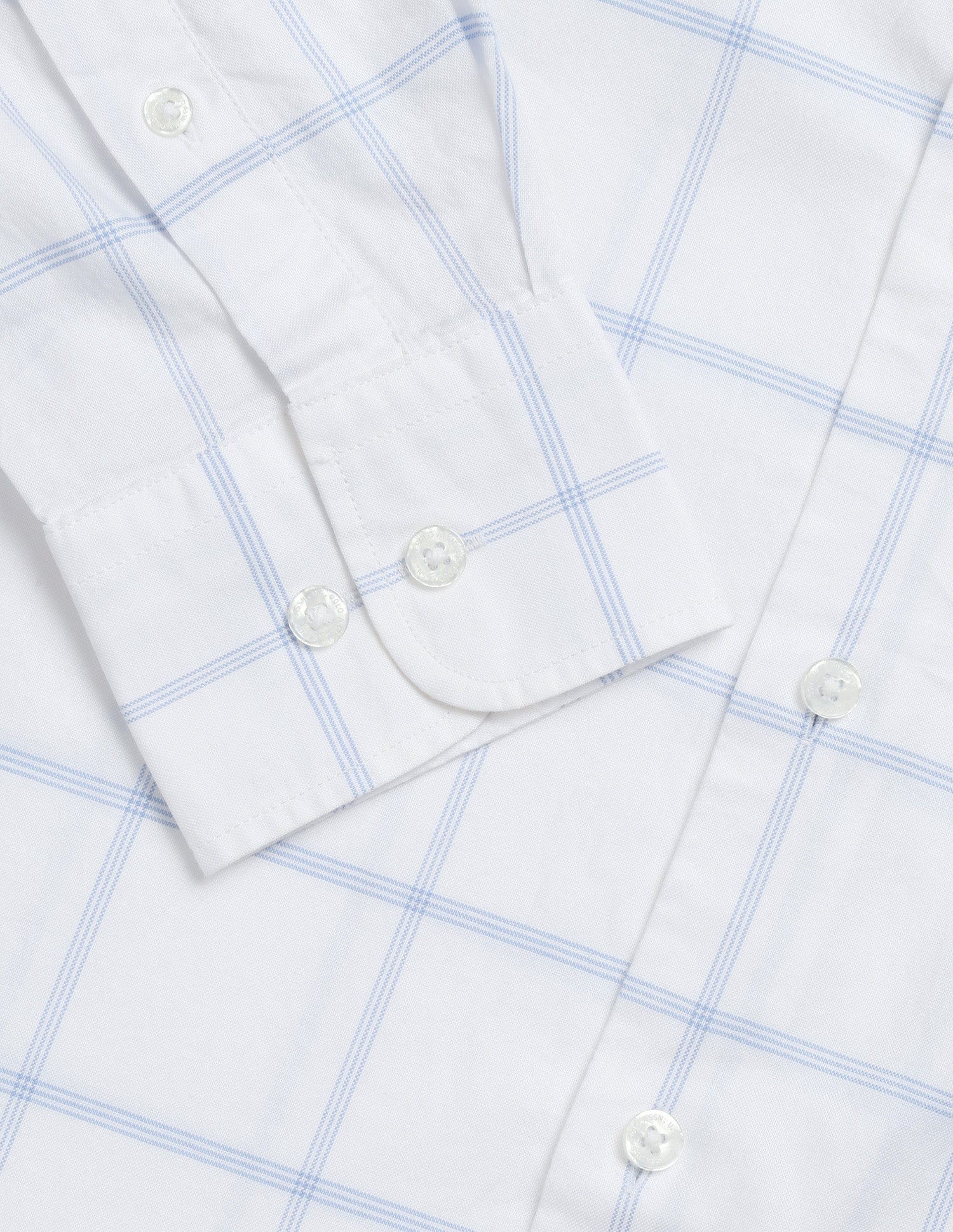 Dobby Regular Fit Shirt Light Blue - U.S. Polo Assn. India | Large