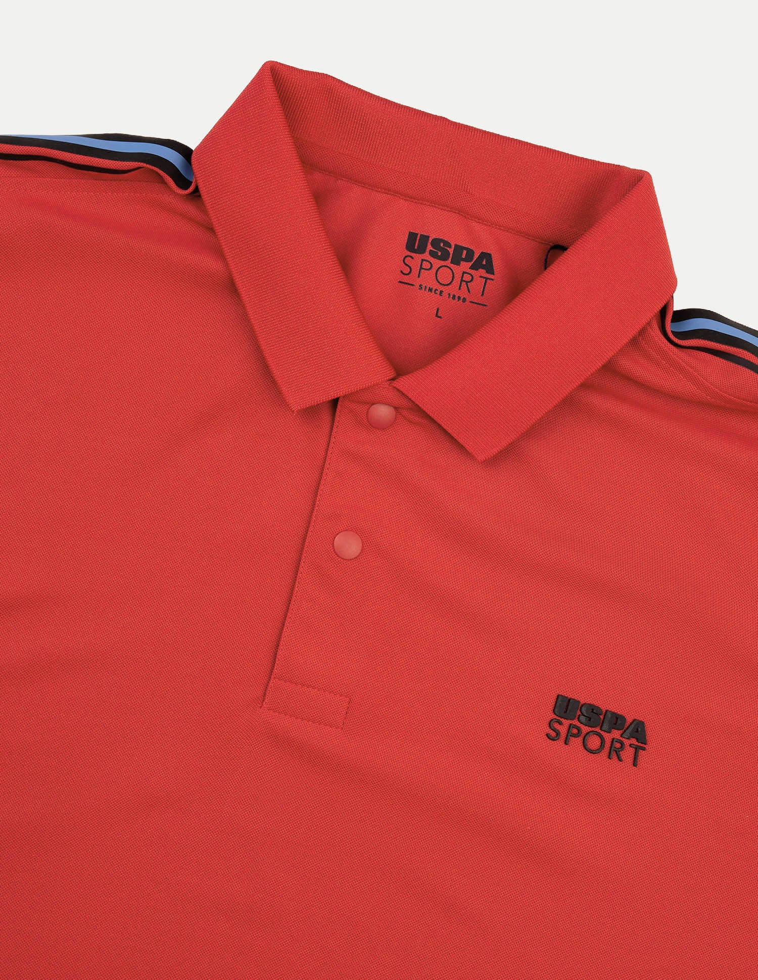 Solid Regular Fit Active Polo Shirt Orange - U.S. Polo Assn. India | Large