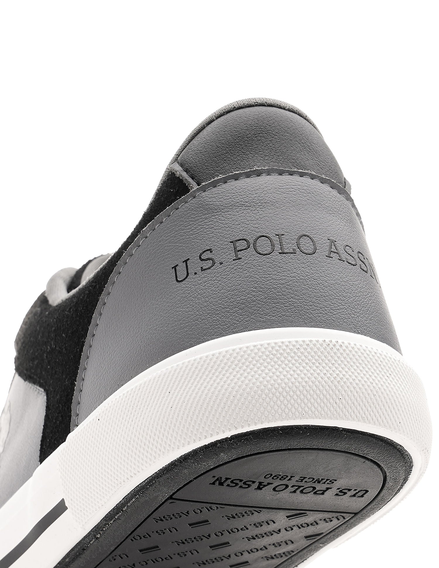 Men Hampton Colour Block Sneakers Grey - U.S. Polo Assn. India | Large