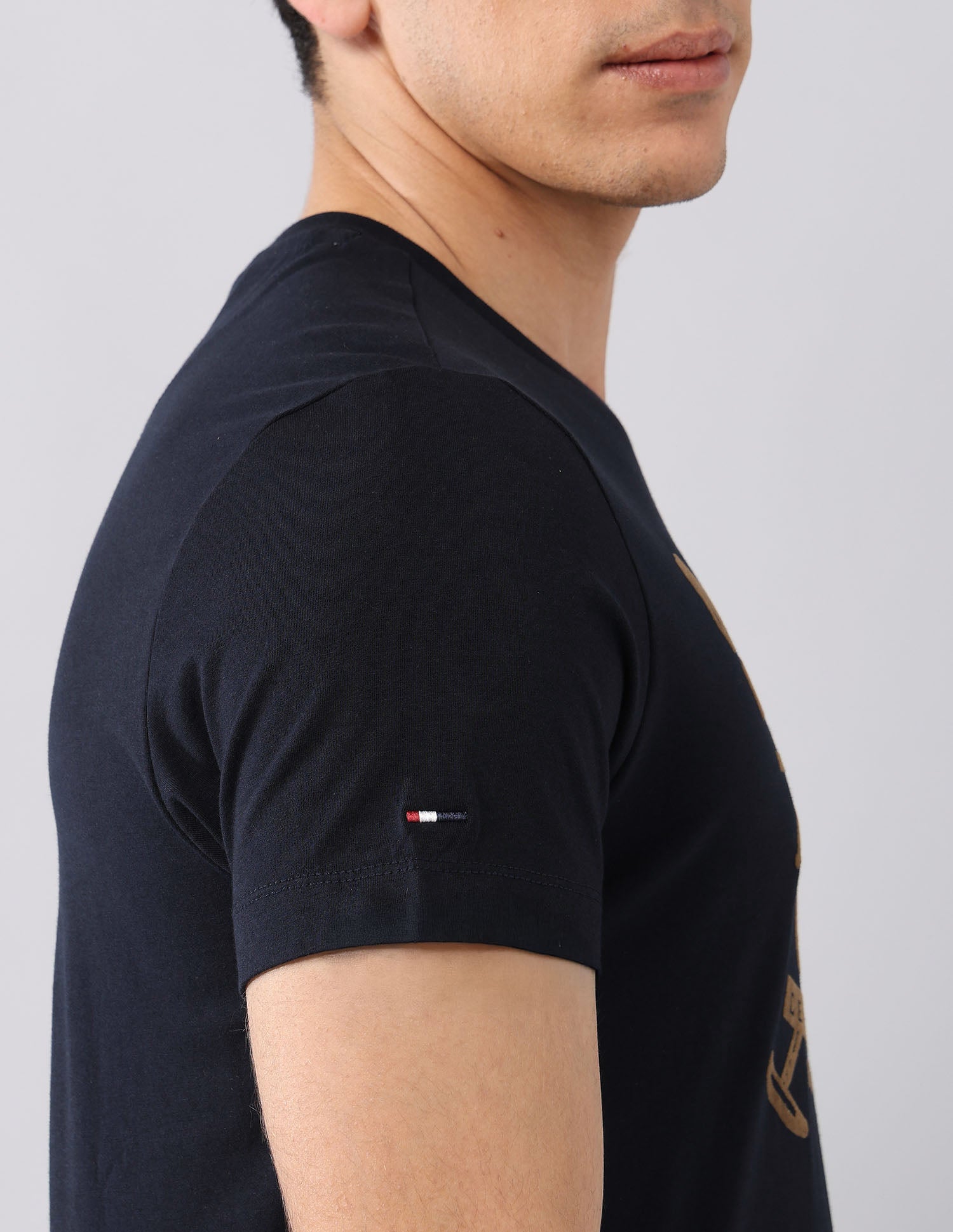 Brand Printed Americana T-Shirt Navy - U.S. Polo Assn. India | Large