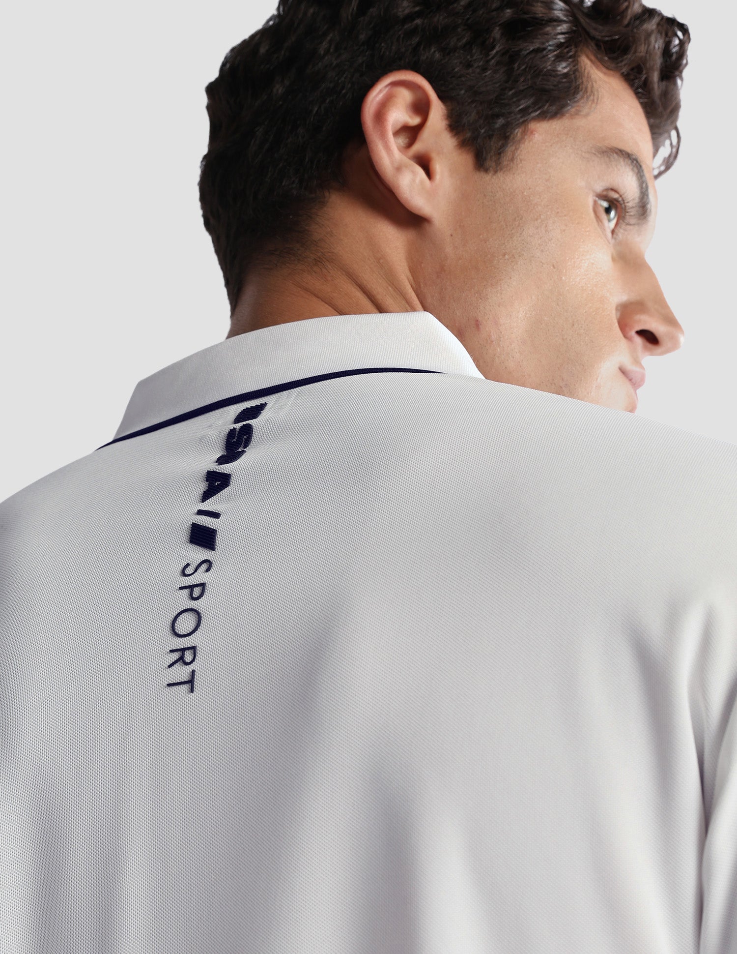 Solid Regular Fit Active Polo Shirt Off White - U.S. Polo Assn. India | Large