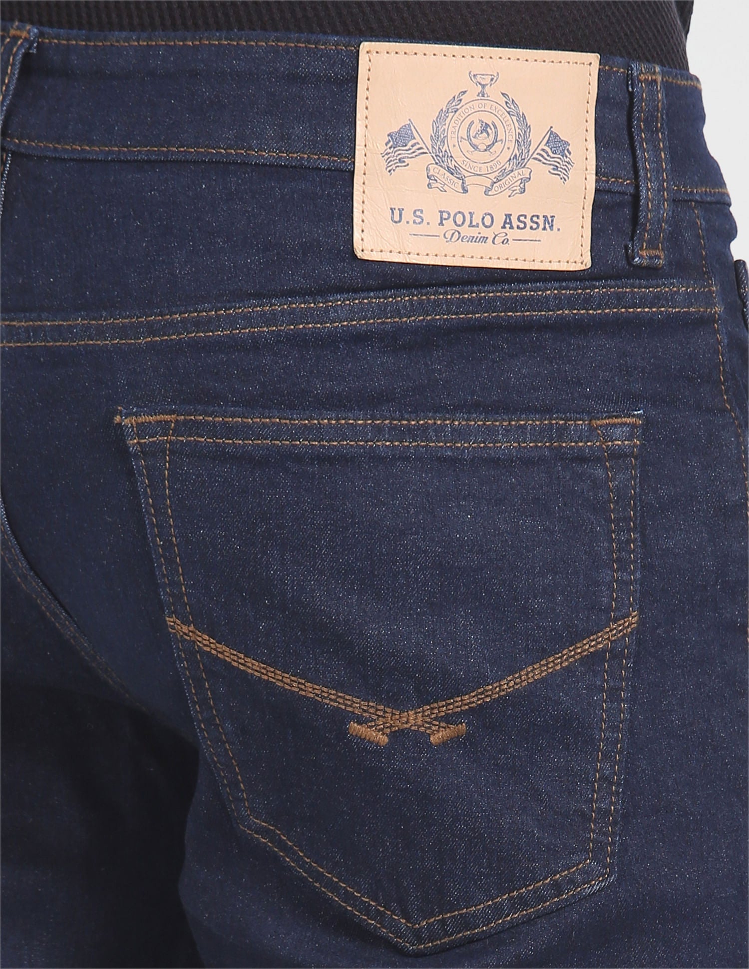 Brandon Slim Tapered Fit Blue Jeans – U.S. Polo Assn. India