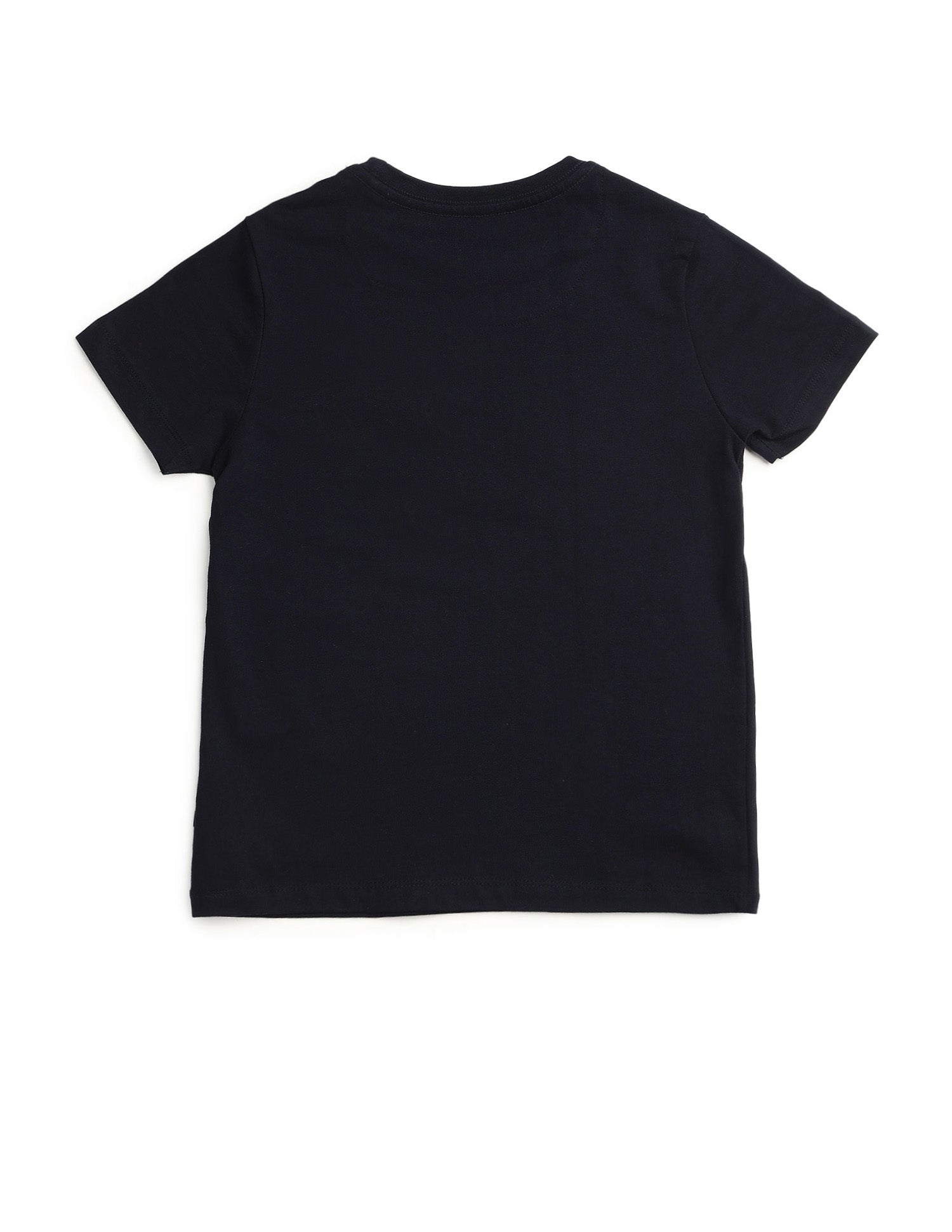 Boys Graphic Brand Printed Regular Fit T-Shirt Blue - U.S. POLO ASSN. | Large