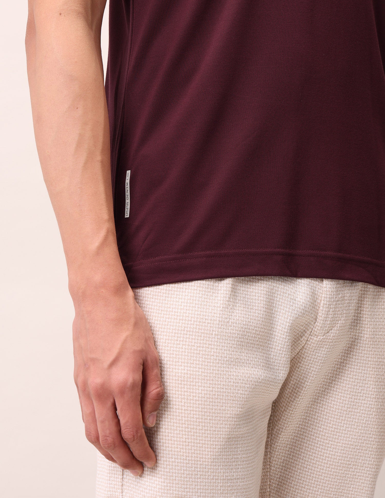 Muscle Fit Outdoor Polo Shirt Maroon - U.S. Polo Assn. India | Large