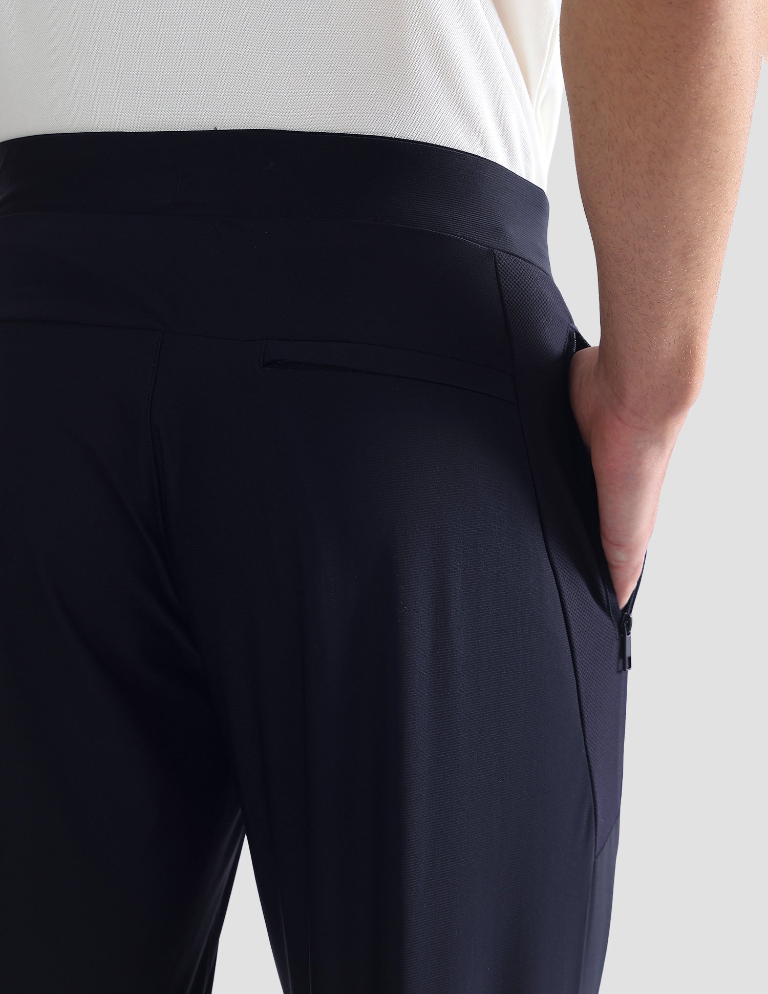 Mid Rise Slim Fit Active Track Pants Navy - U.S. Polo Assn. India | Large