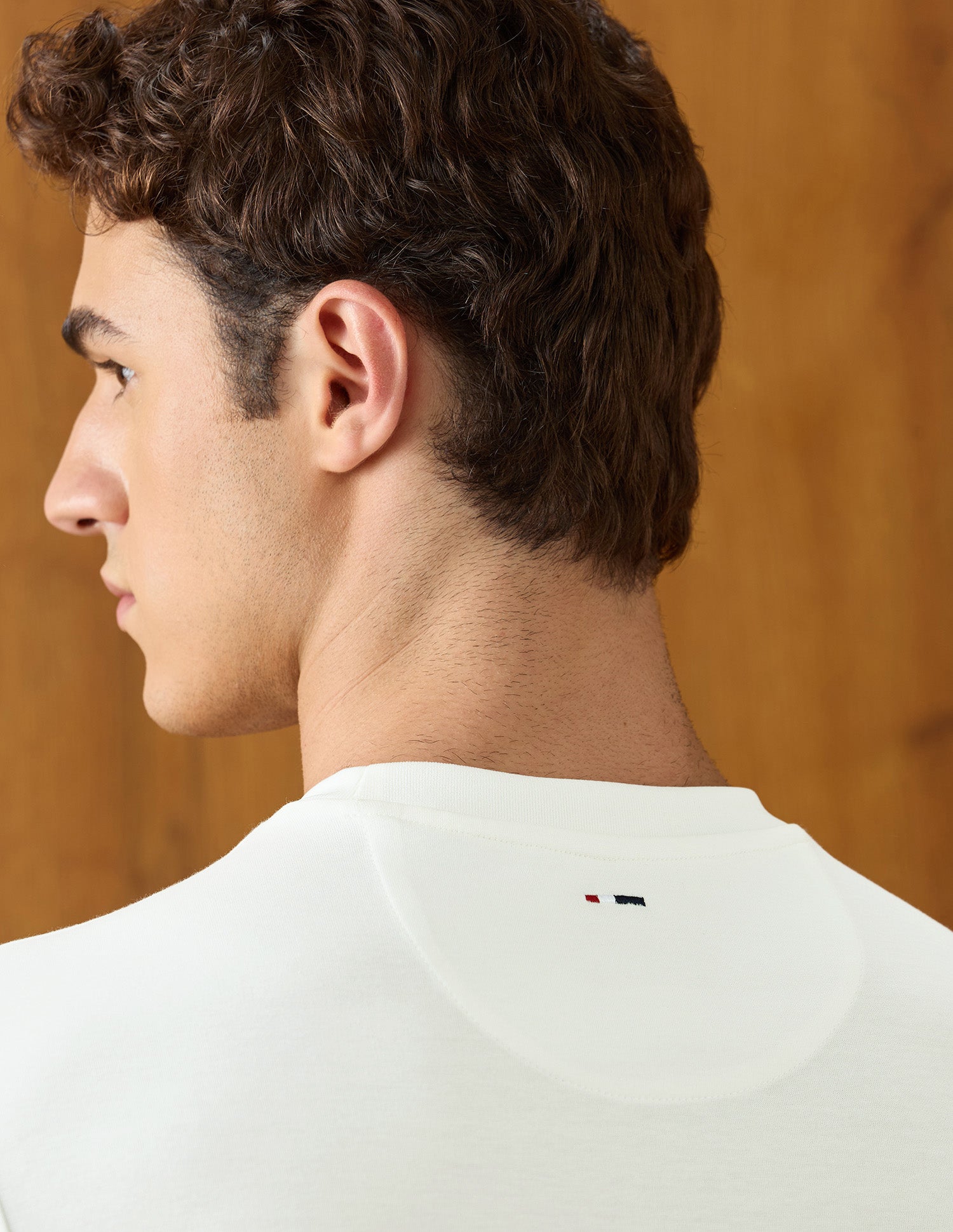 Brand Appliqued Relaxed Fit T-Shirt Ivory - U.S. Polo Assn. India | Large