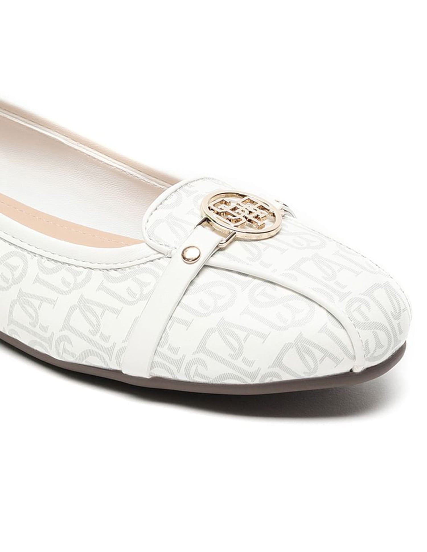 Brand Print Alina 2.0 Ballerinas White - U.S. Polo Assn. India | Large