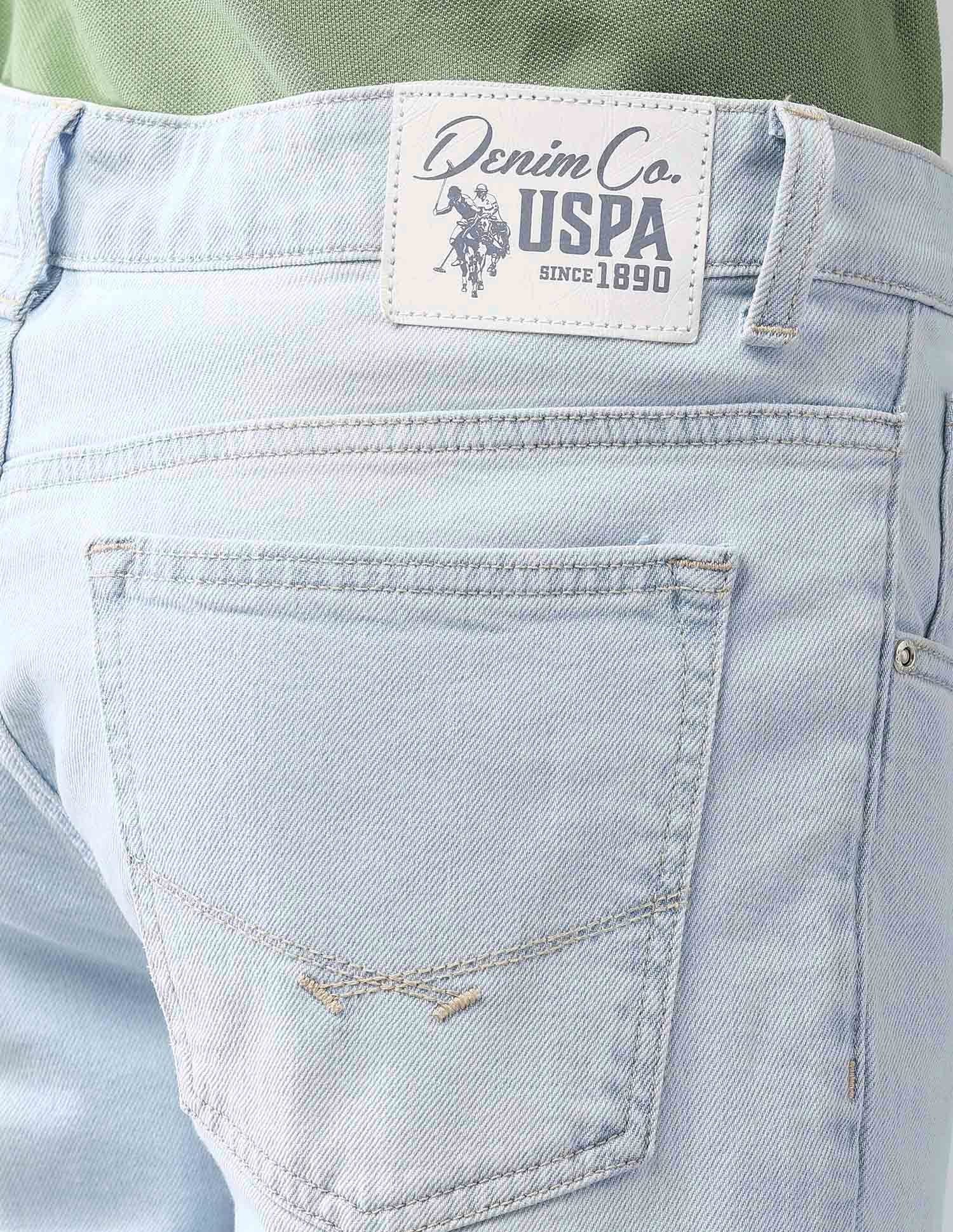 Vintage Brandon Slim Tapered Fit Blue Jeans Blue - U.S. Polo Assn. India | Large