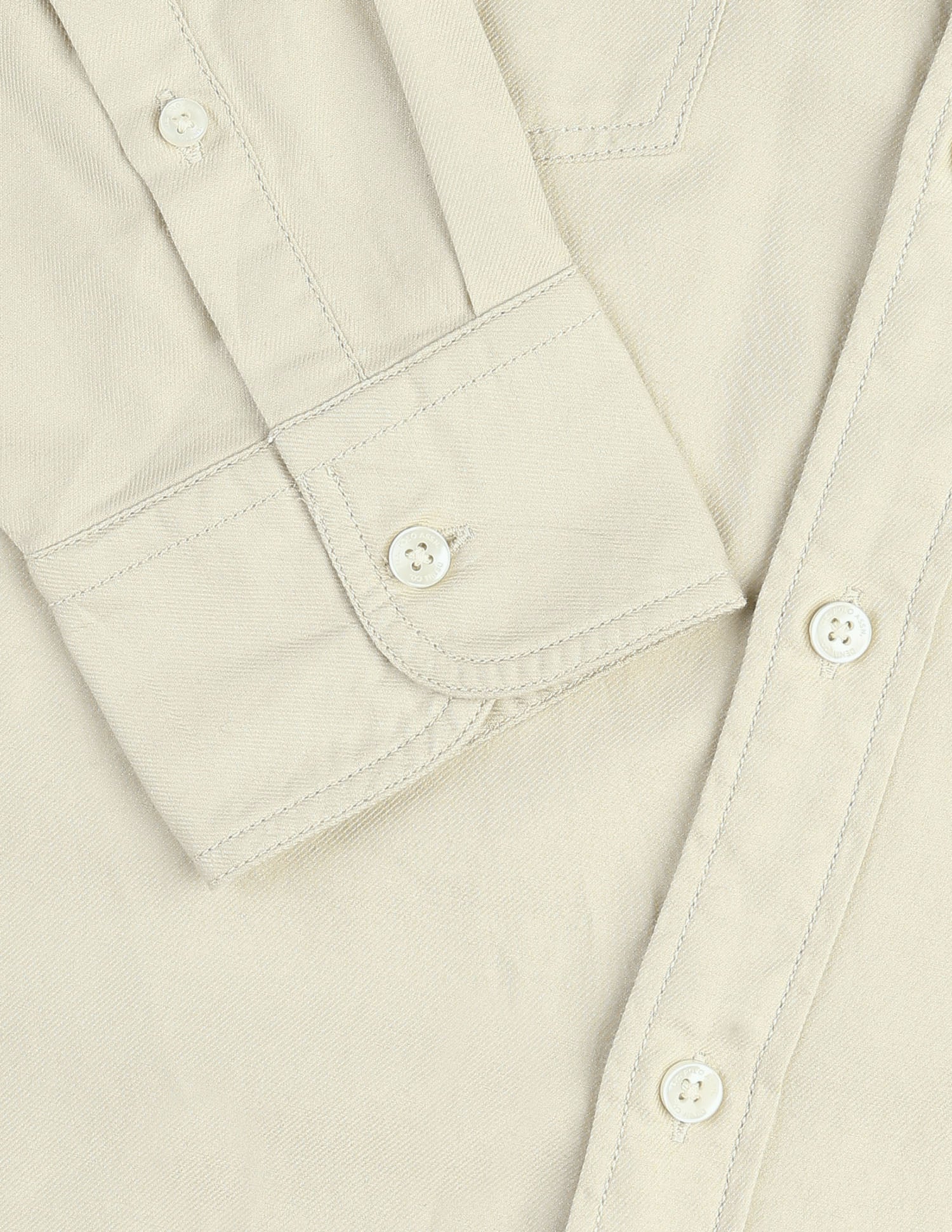 Solid Regular Fit Shirt Beige - U.S. POLO ASSN. | Large