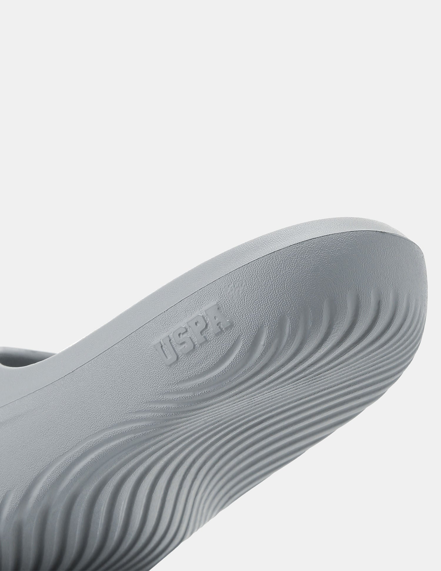 Men Arda Solid Sliders Grey - U.S. POLO ASSN. | Large