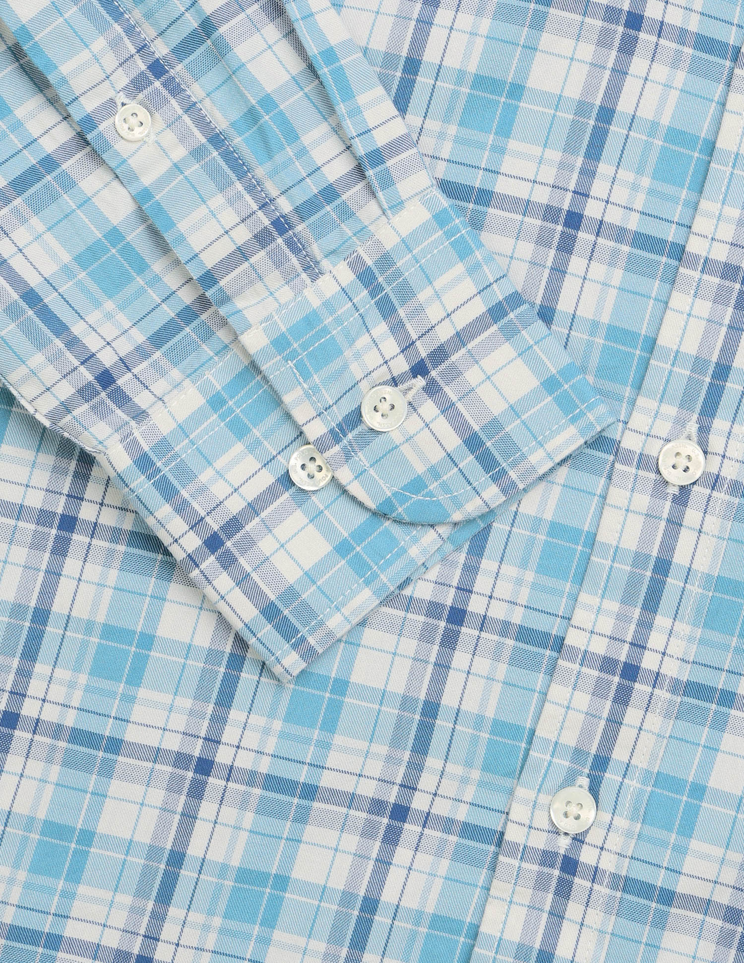 Twill Tailored Fit Shirt Aqua - U.S. Polo Assn. India | Large