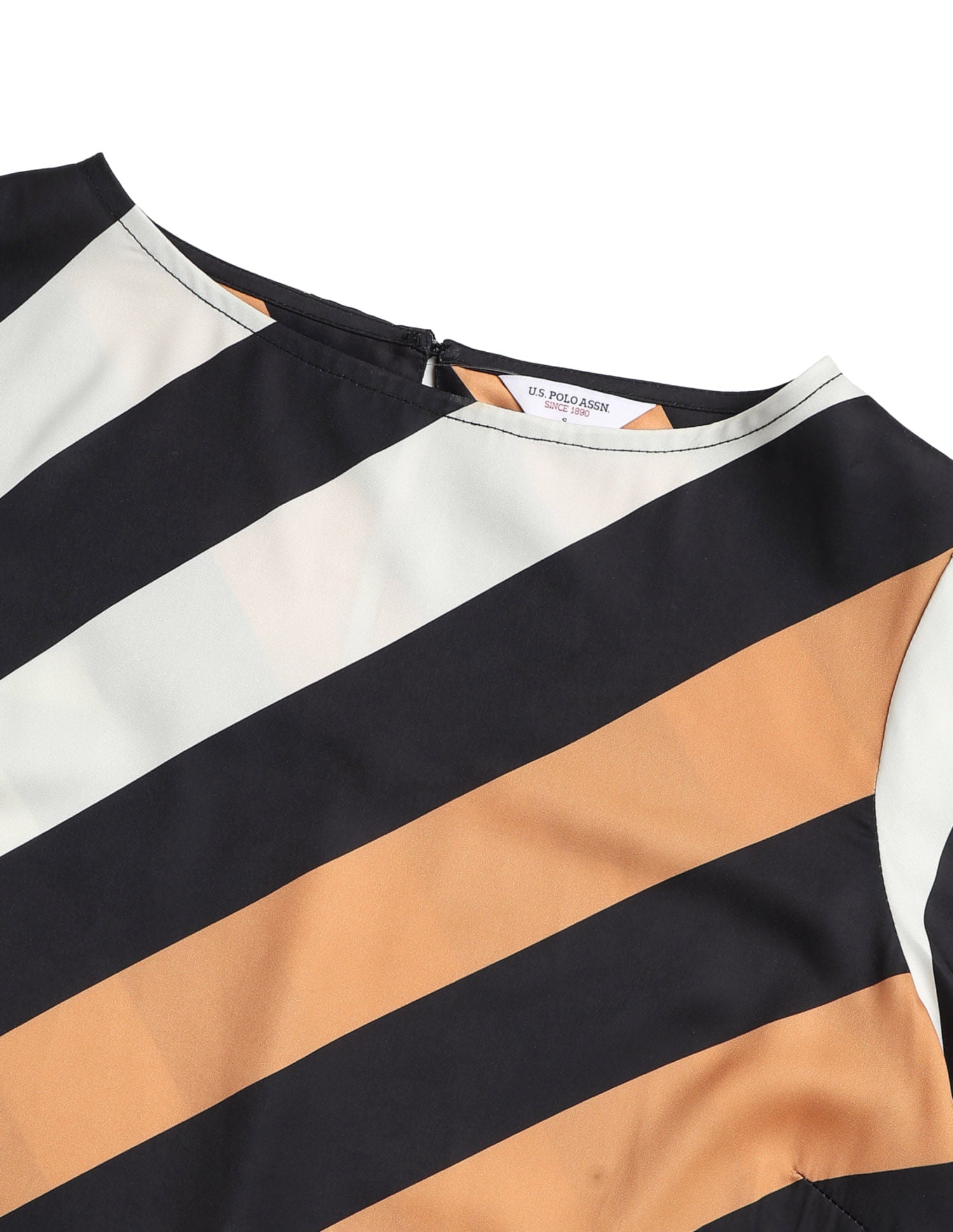 Diagonal Striped Regular Fit Top Multi-colour - U.S. Polo Assn. India | Large