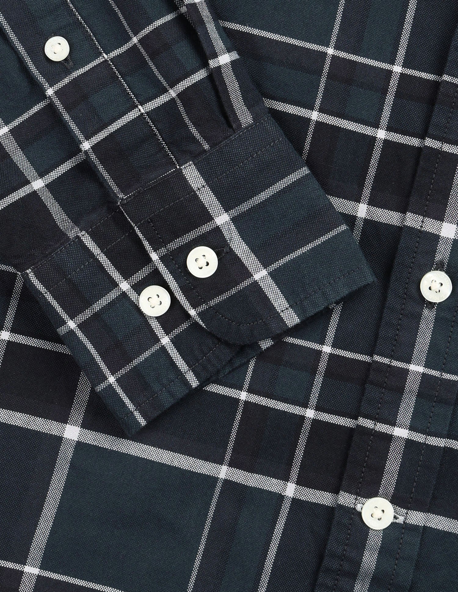 Oxford Grid Tattersall Checked Shirt Teal - U.S. Polo Assn. India | Large