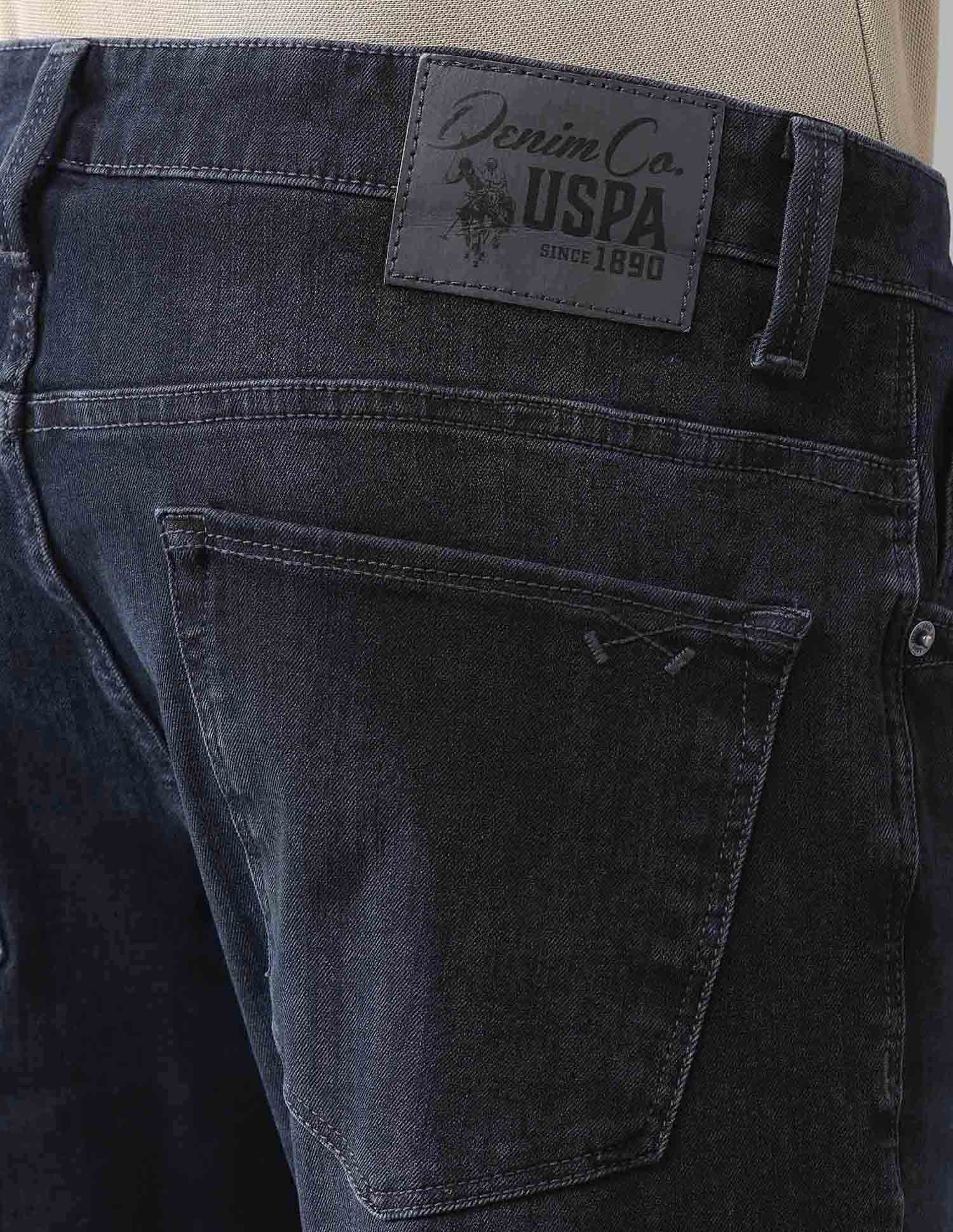 Bi Stretch Authentic Henry Tapered Fit Blue Jeans Blue - U.S. POLO ASSN. | Large