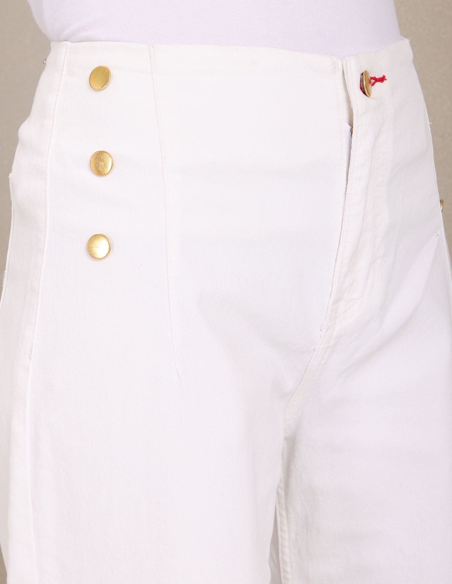 High Rise Culotte Jeans White - U.S. Polo Assn. India | Large