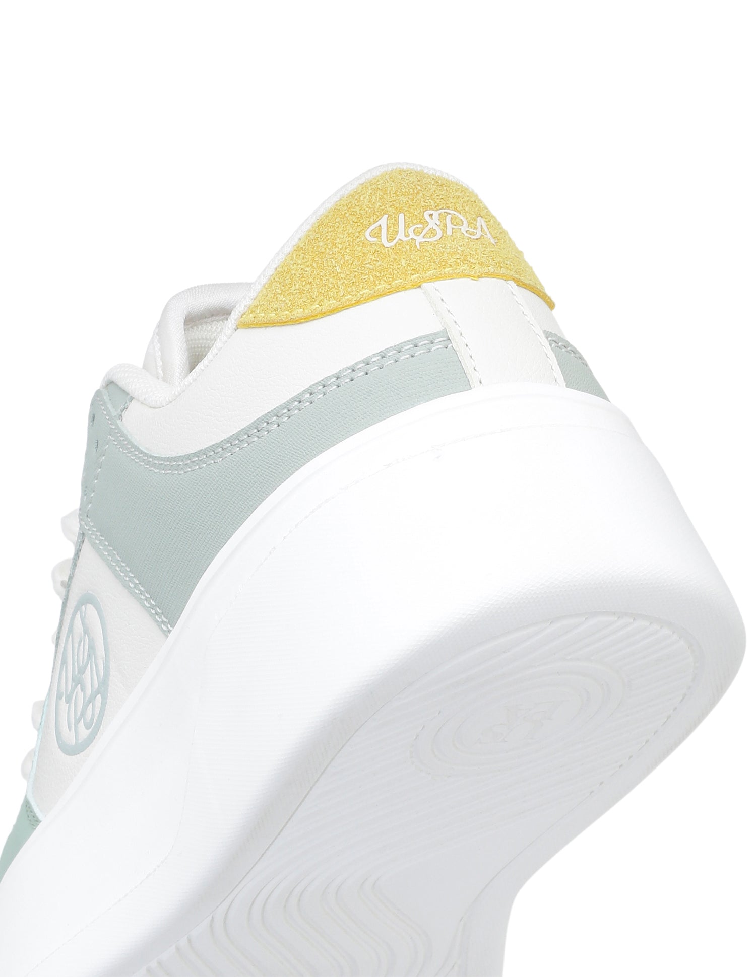 Women Lenora Lace Ups Round Toe Sneakers Off White - U.S. Polo Assn. India | Large