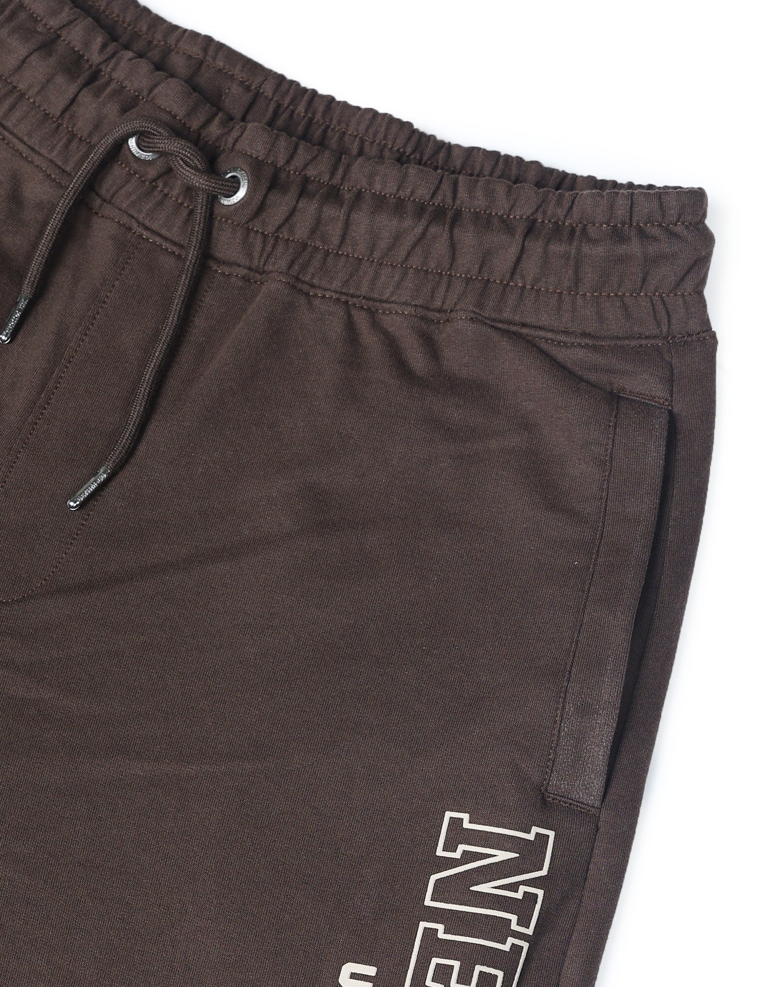 Brand Embossed Regular Fit Track Pants Brown - U.S. POLO ASSN. | Large