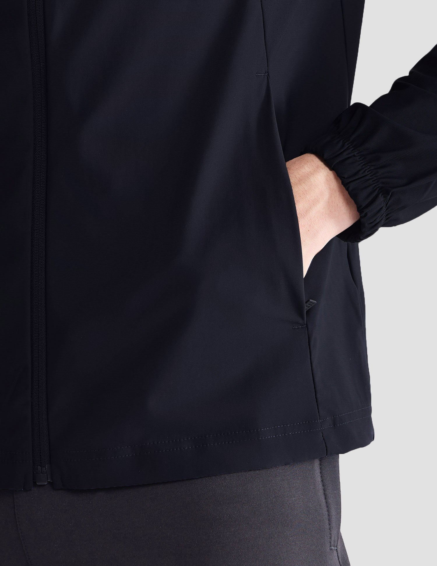 Slim Fit Active Zipper Jacket Navy - U.S. Polo Assn. India | Large