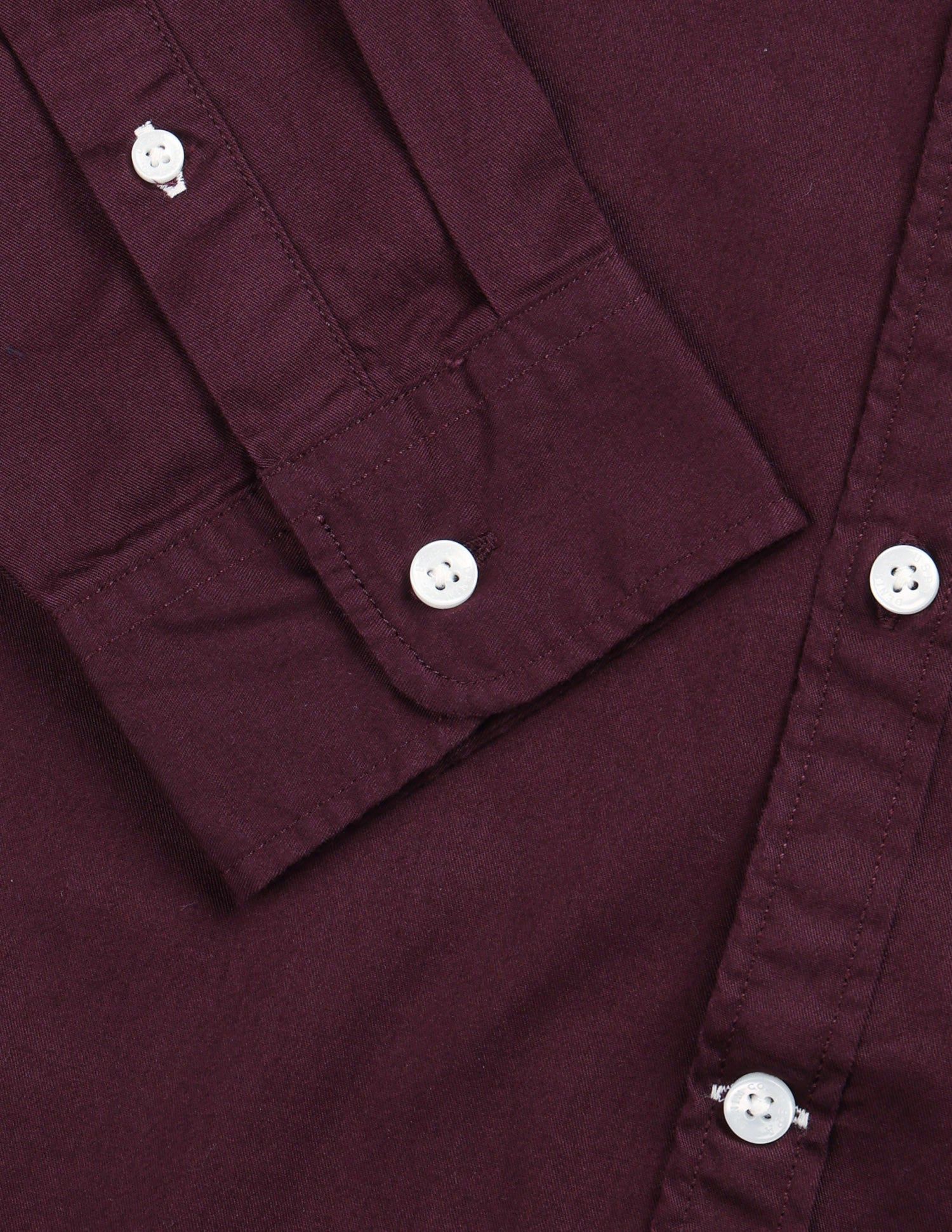 Twill Solid Shirt Burgundy - U.S. Polo Assn. India | Large