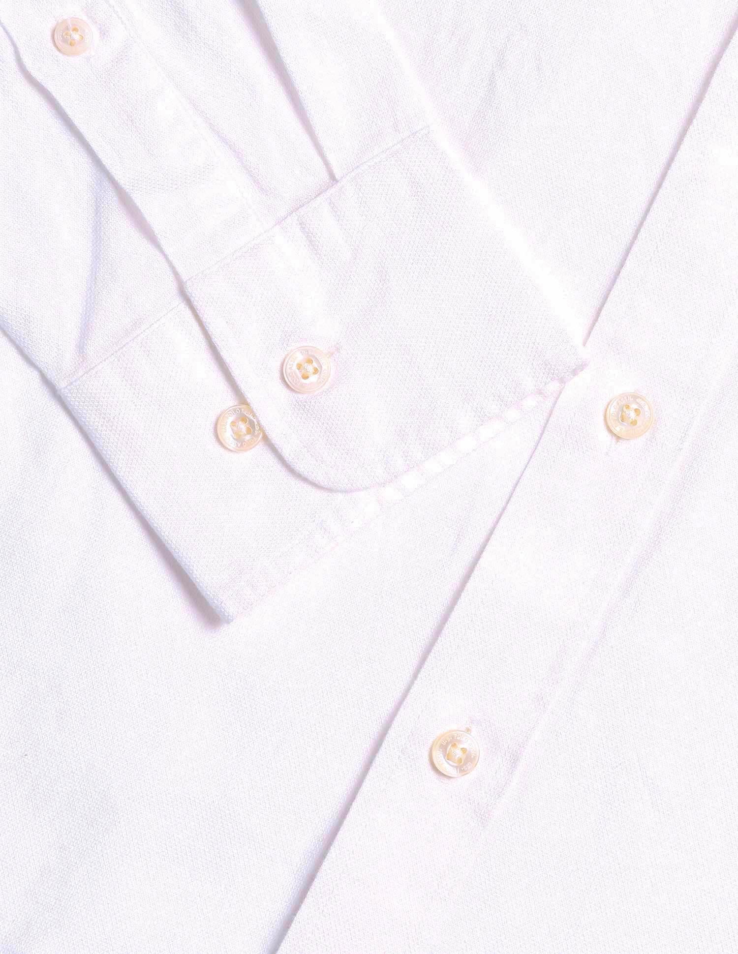 Cotton Dobby Formal Shirt White - U.S. POLO ASSN. | Large