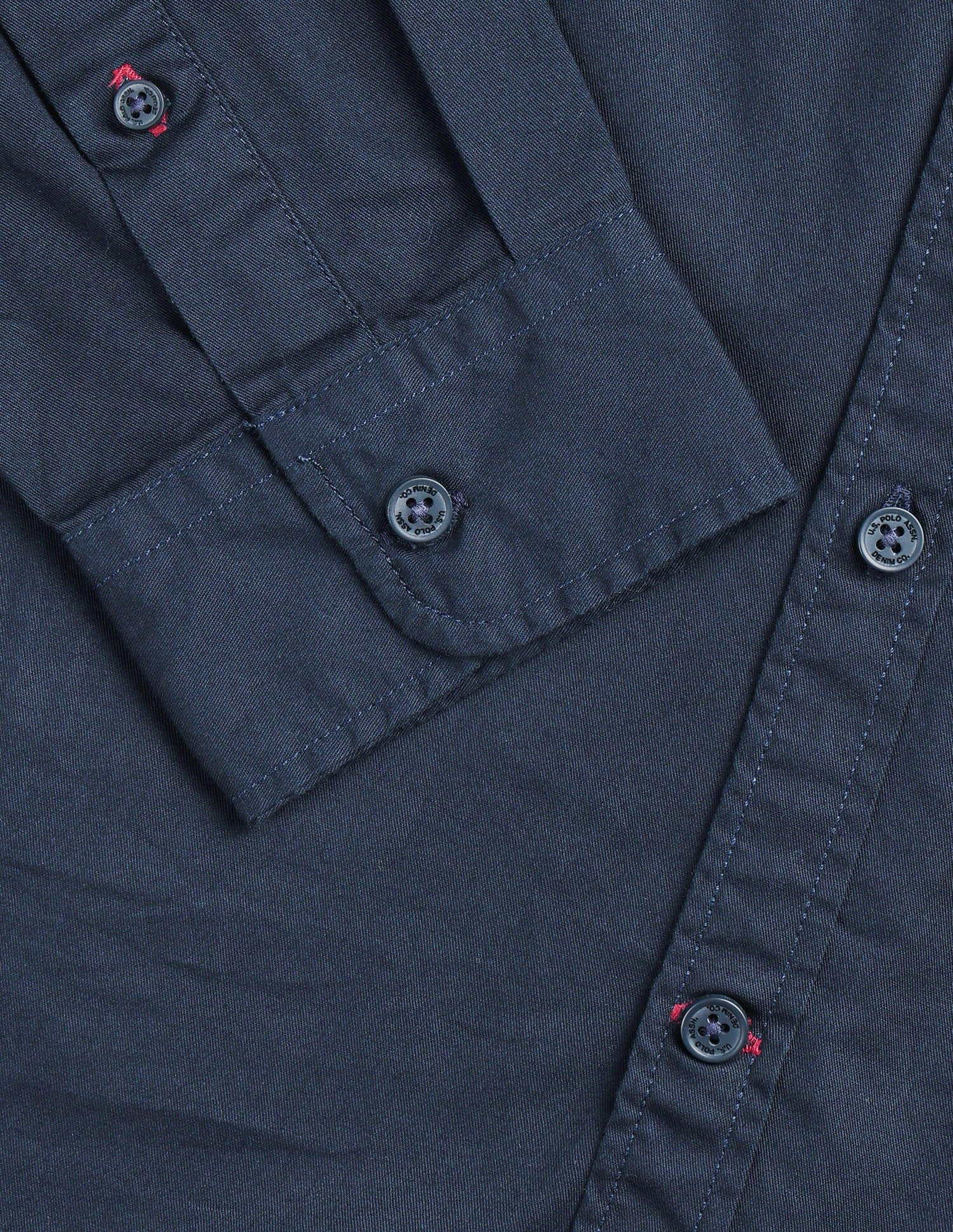 Twill Solid Shirt Navy - U.S. Polo Assn. India | Large