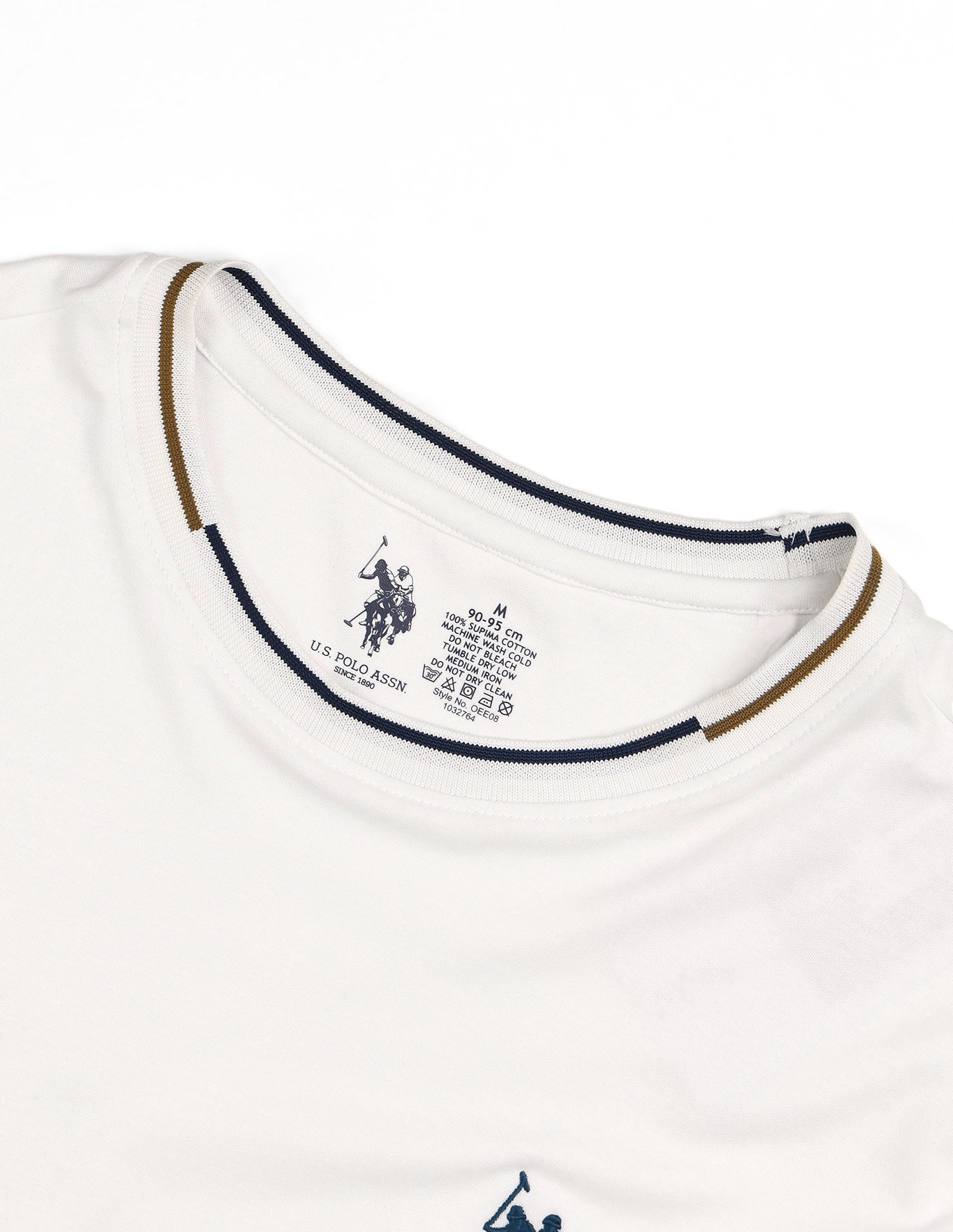 Crew Neck Comfort Fit OEE08 Lounge T-Shirt - Pack Of 1 White - U.S. POLO ASSN. | Large