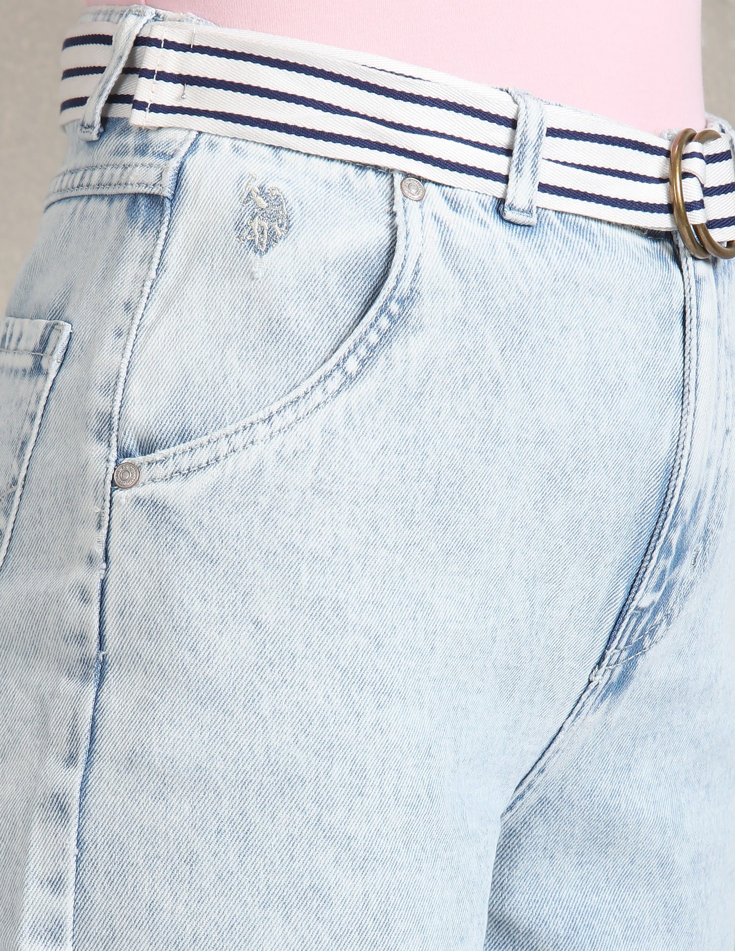 Carrot Fit Blue Jeans Blue - U.S. POLO ASSN. | Large