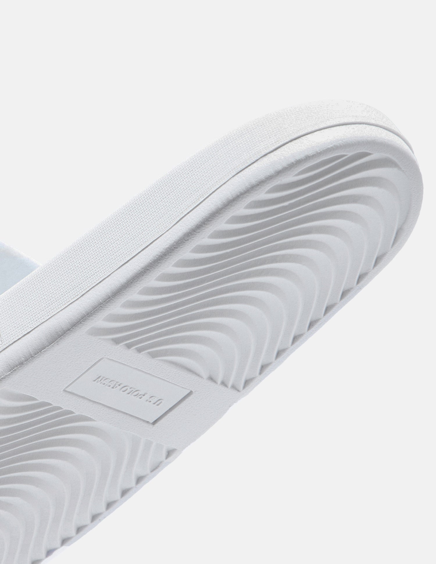 Numeric Embossed Alfie Sliders White - U.S. Polo Assn. India | Large