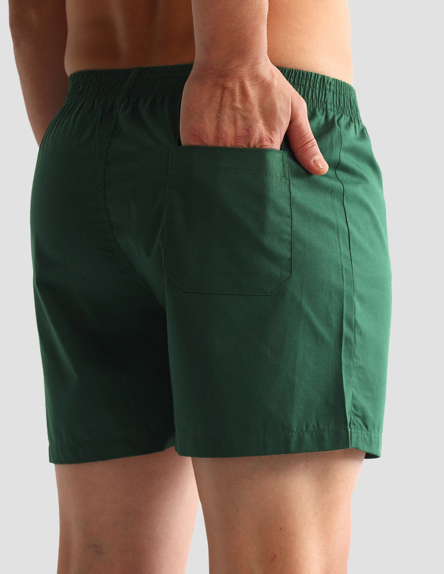 Solid Cotton OEX07 Boxers - Pack Of 1 Bistro Green - U.S. POLO ASSN. | Large
