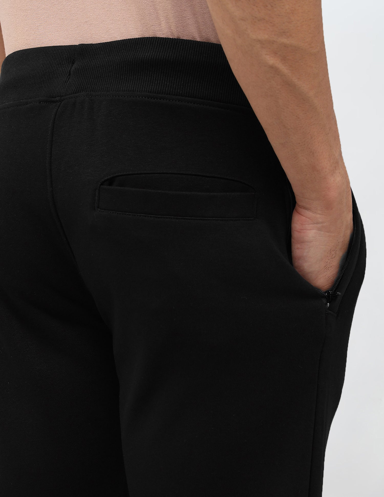 Regular Fit Solid Track Pants Black - U.S. POLO ASSN. | Large