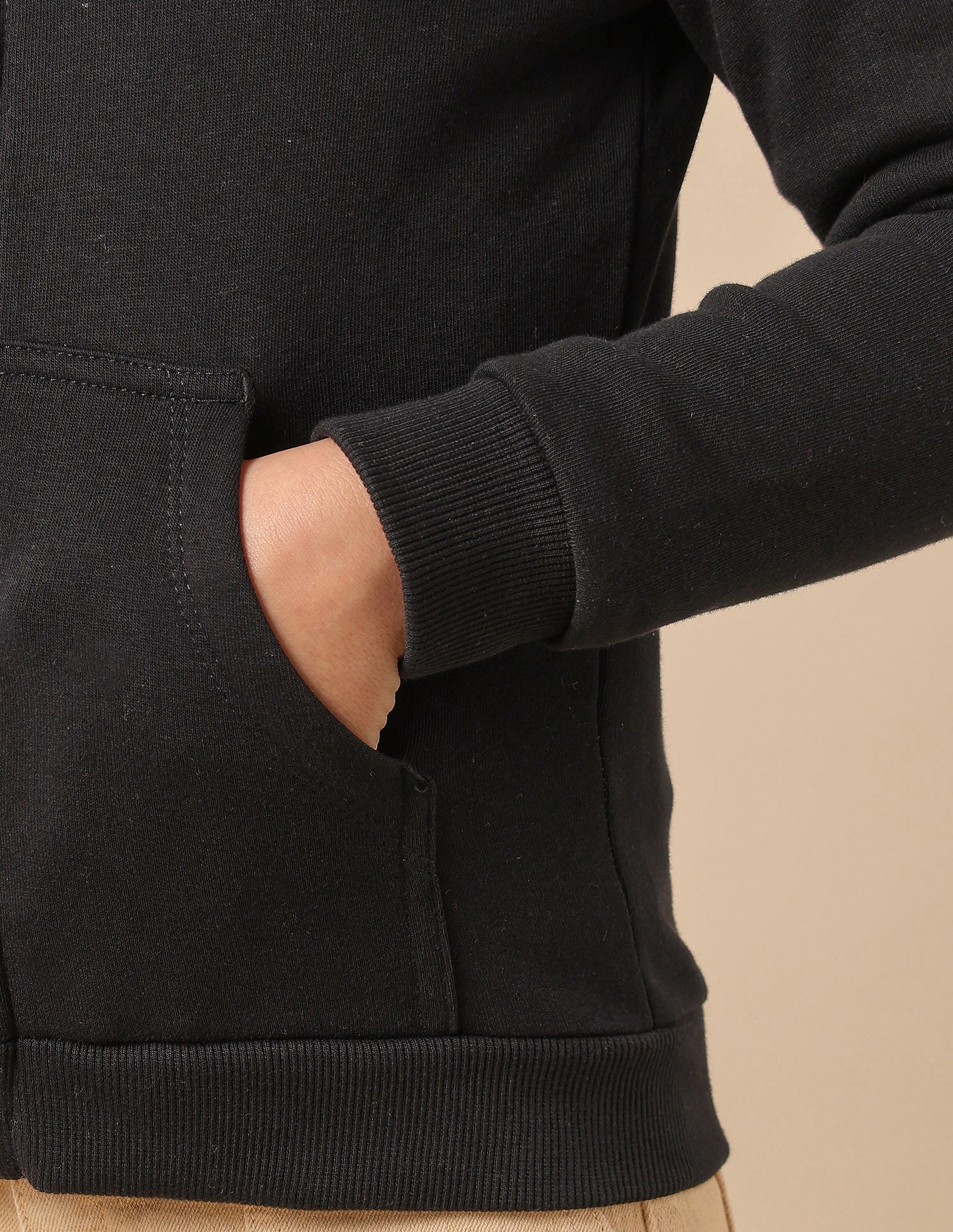 Girls Brand Print Hooded Sweatshirt Black - U.S. POLO ASSN. | Large