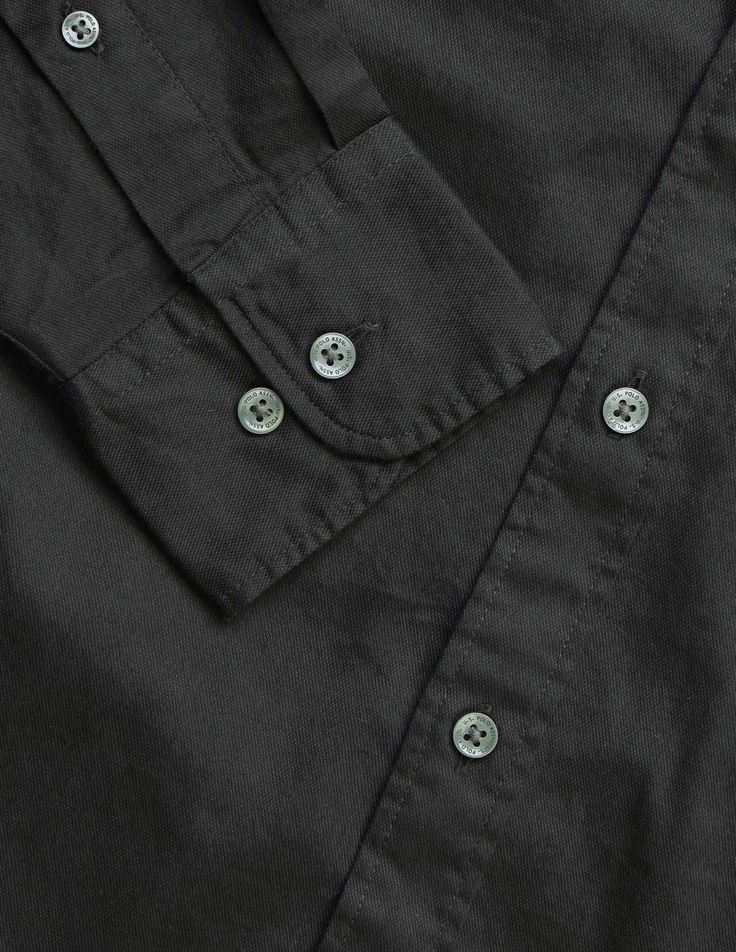 Tailored Fit Button Down Shirt Dark Green - U.S. POLO ASSN. | Large