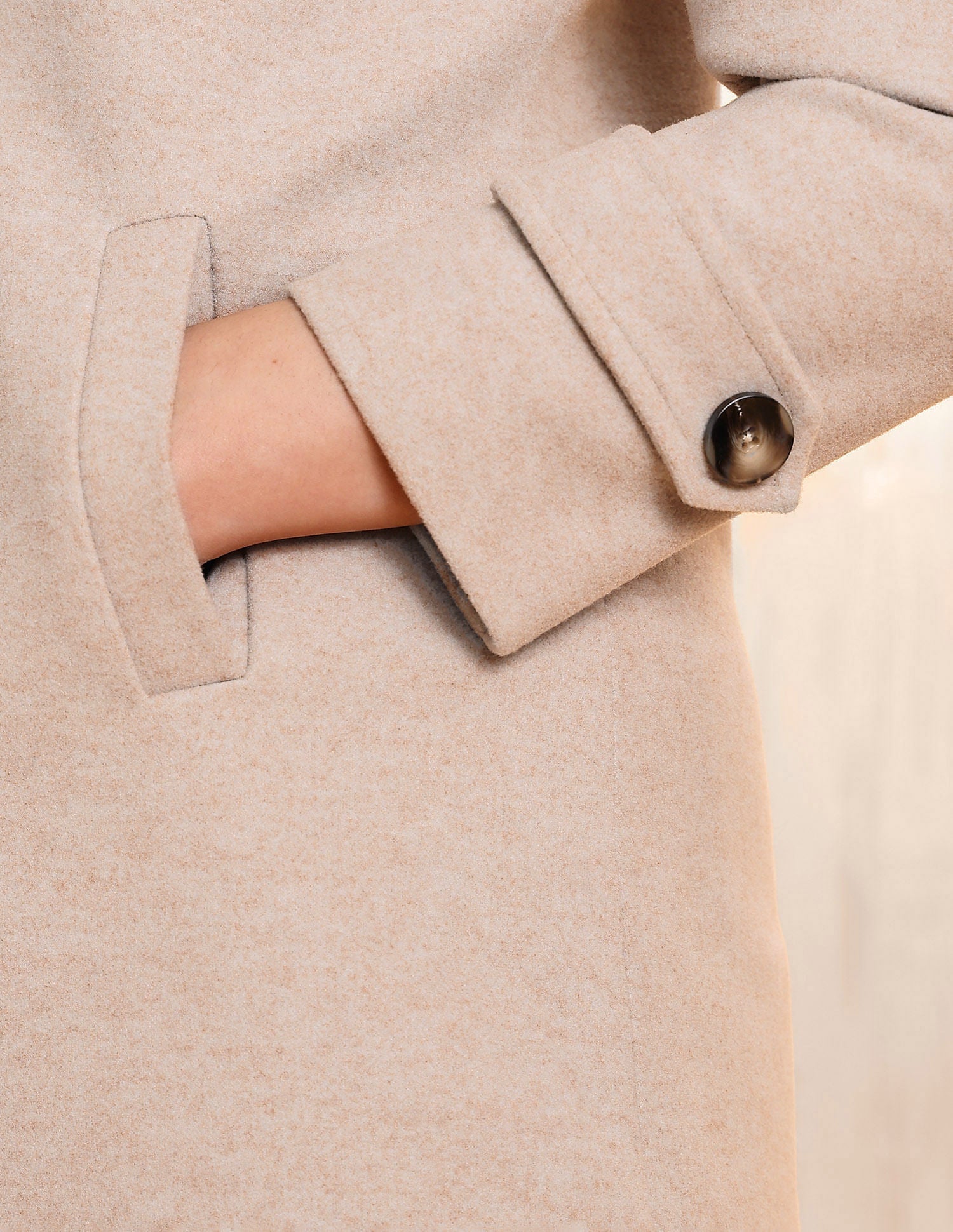 Textured Regular Fit Trench Coat White - U.S. POLO ASSN. | Large